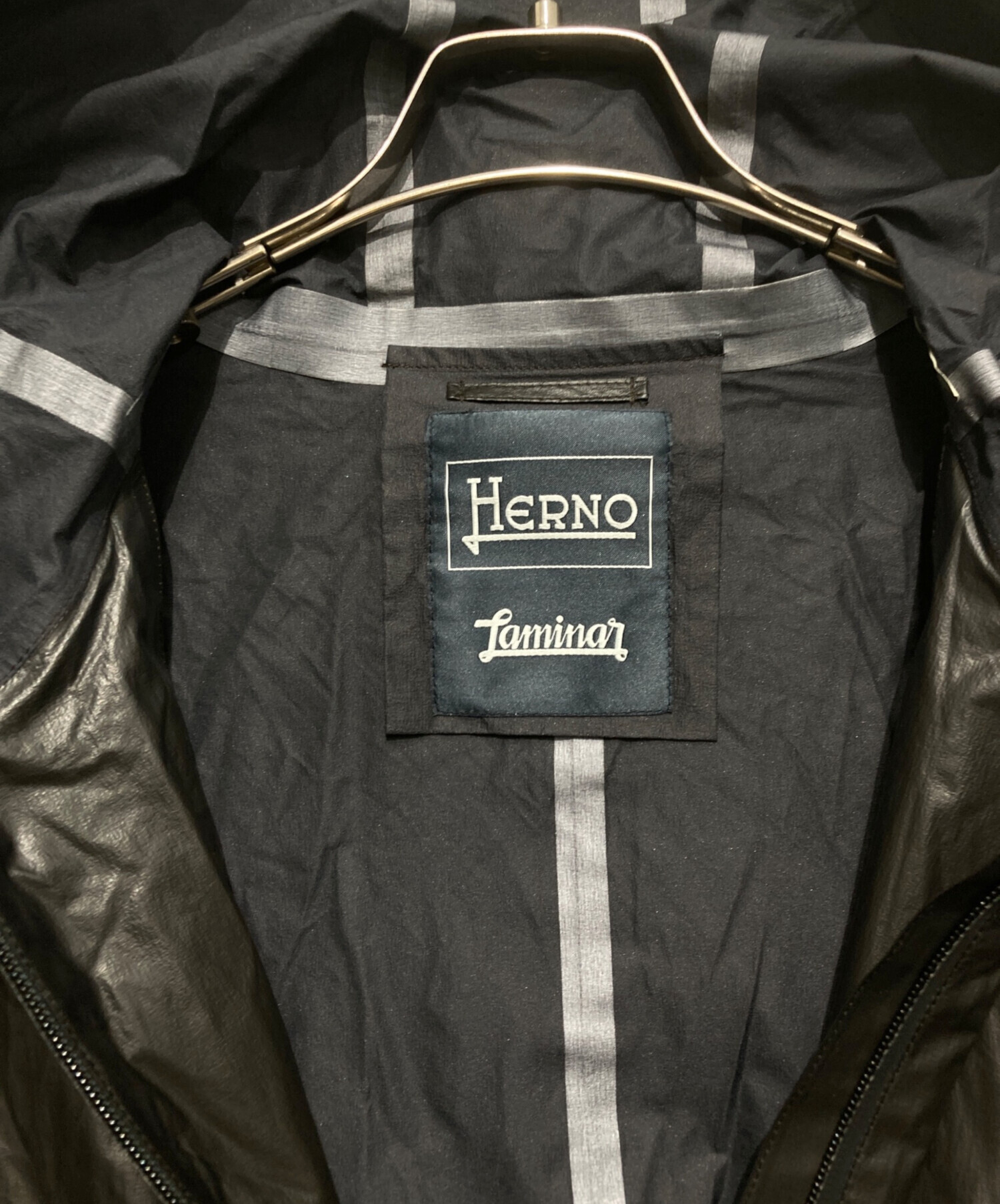 中古・古着通販】HERNO (ヘルノ) laminarフーデットナイロンコート