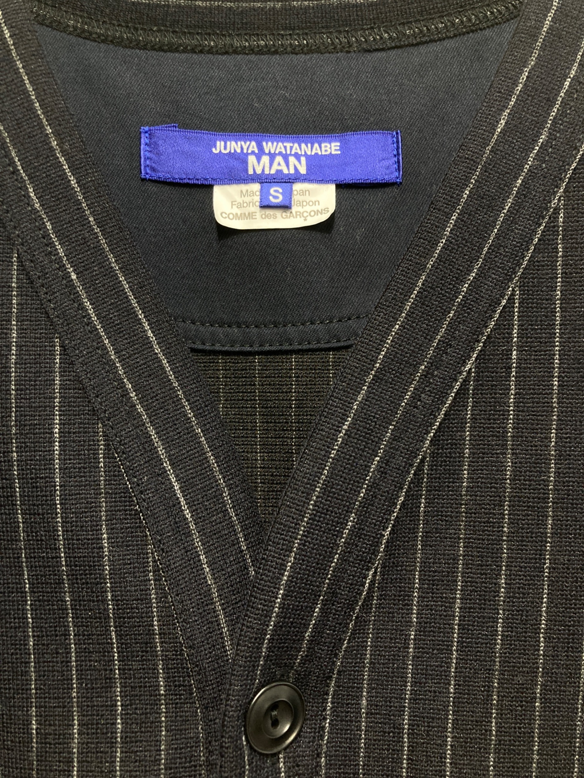 ジュンヤワタナベ ポンチョスタイル カーディガン　ブラック ジュンヤワタナベ ポンチョスタイル カーディガン ブラック