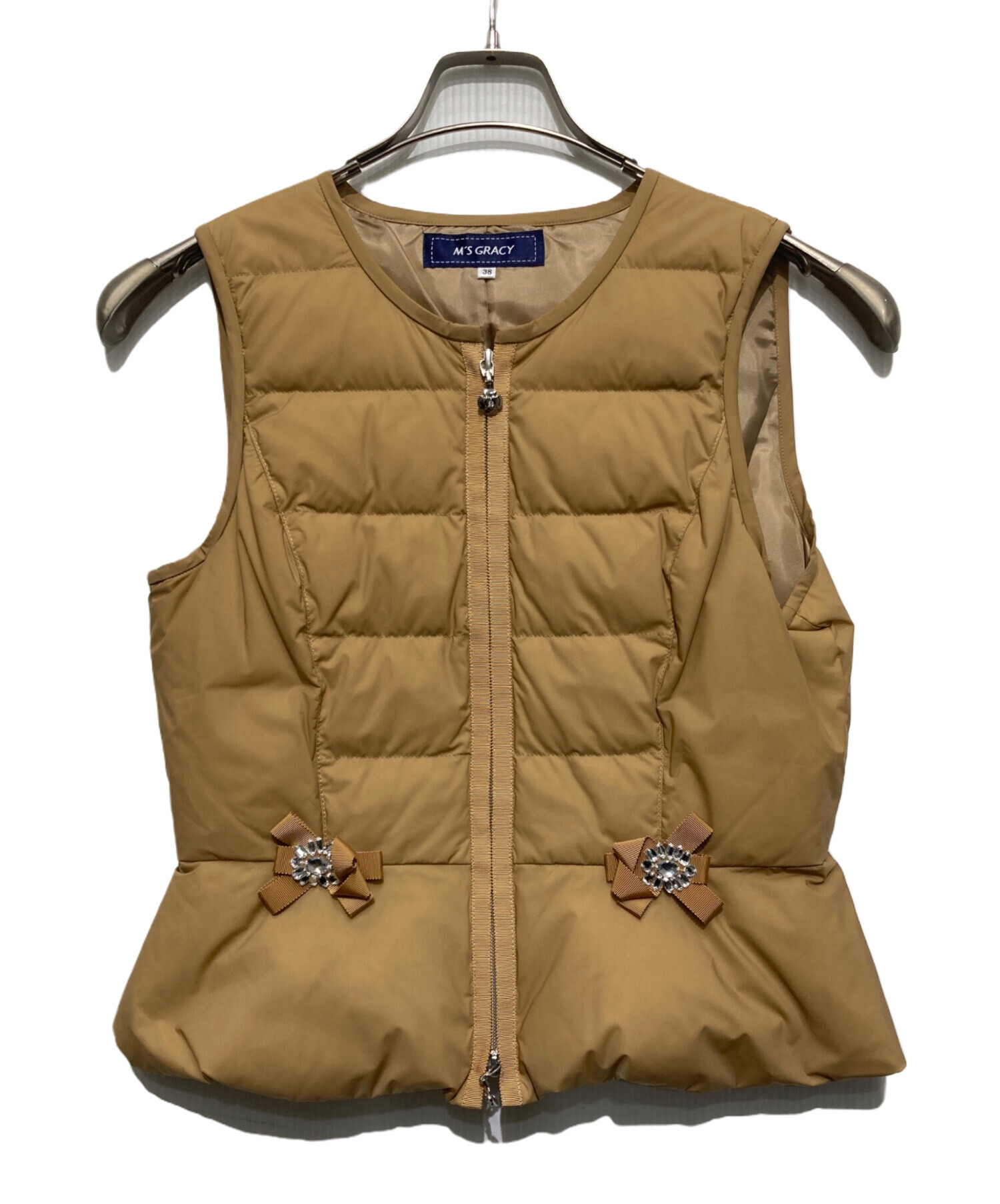 中古・古着通販】M'S GRACY (エムズグレイシー) ビジューダウンベスト