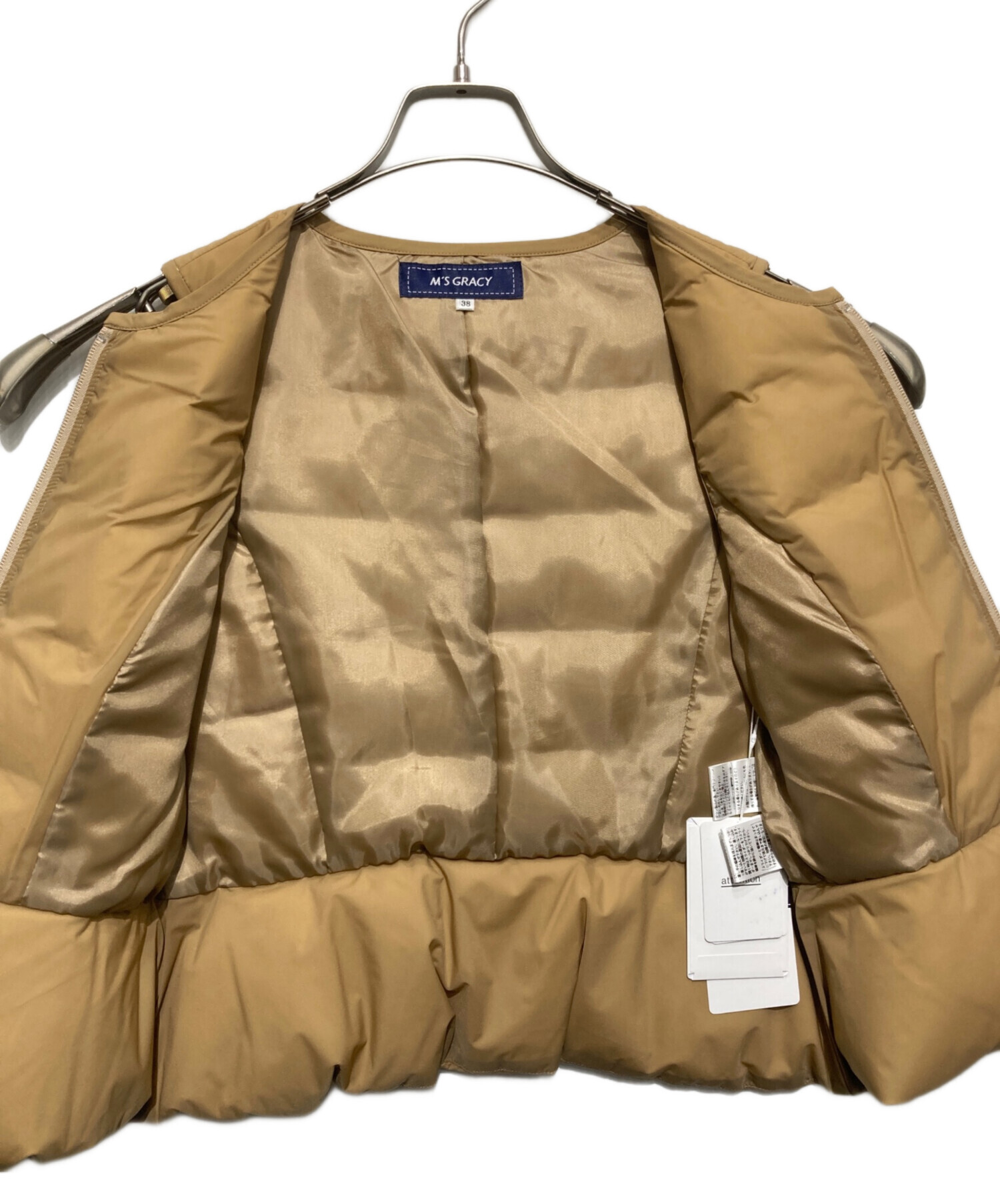 中古・古着通販】M'S GRACY (エムズグレイシー) ビジューダウンベスト