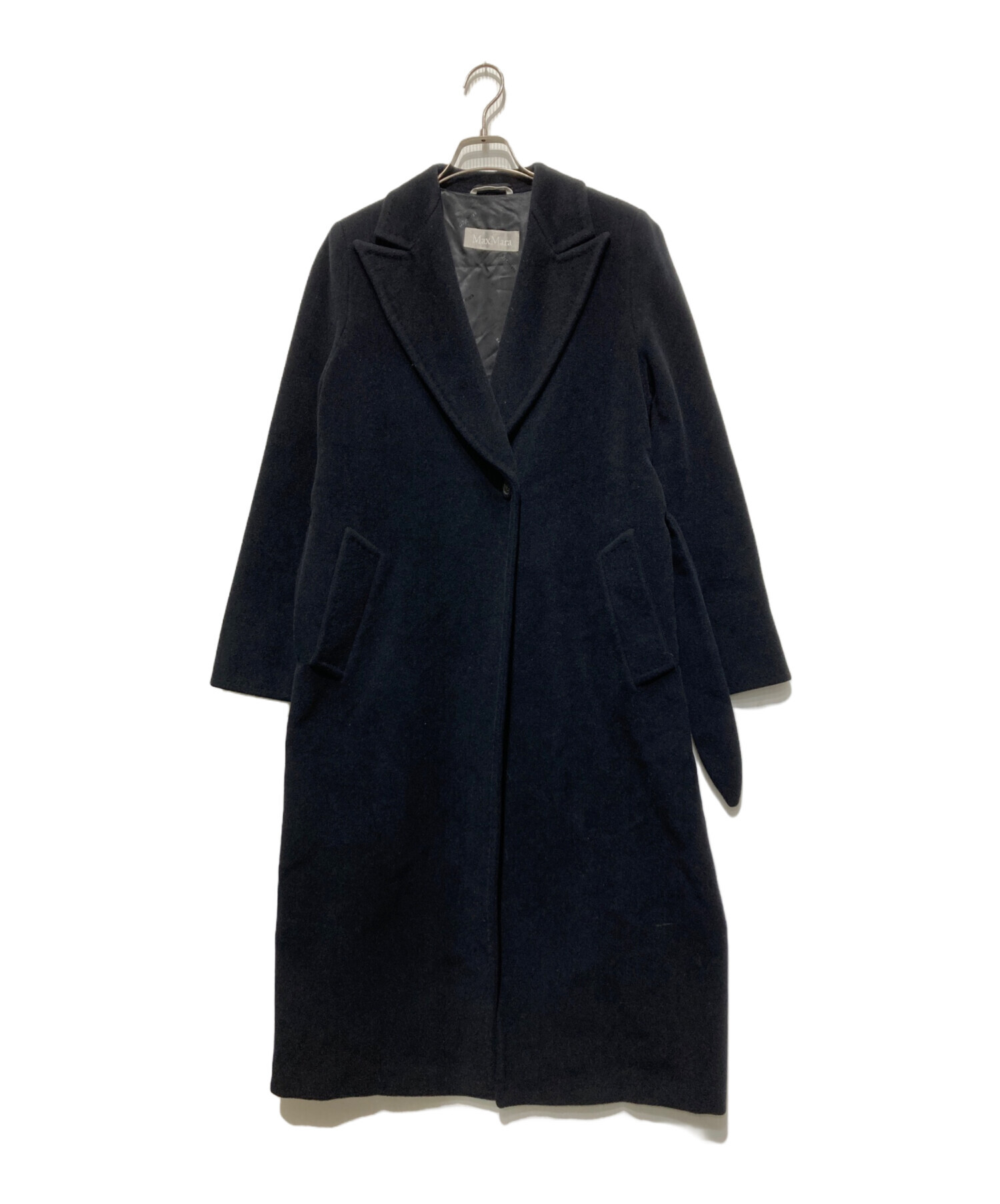 マックスマーラ　マニュエラ アイコンコート 白タグ 34 濃紺 ネイビー 中古・古着通販】MaxMara (マックスマーラ) マニュエラ アイコンコート