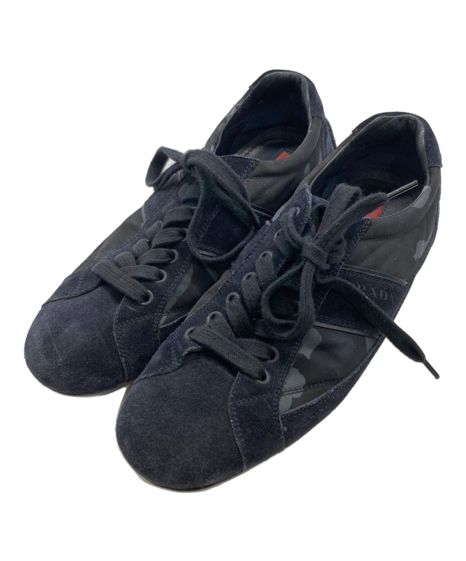 中古・古着通販】PRADA (プラダ) スウェードローカットスニーカー