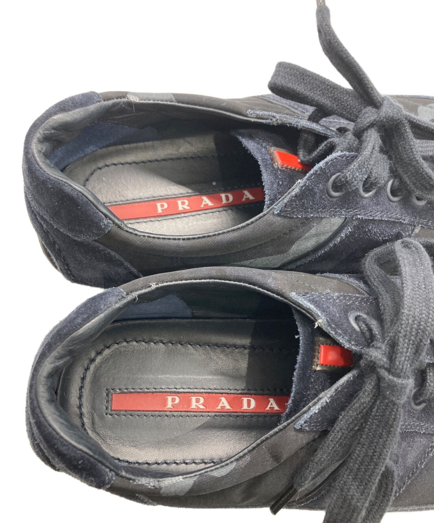 中古・古着通販】PRADA (プラダ) スウェードローカットスニーカー