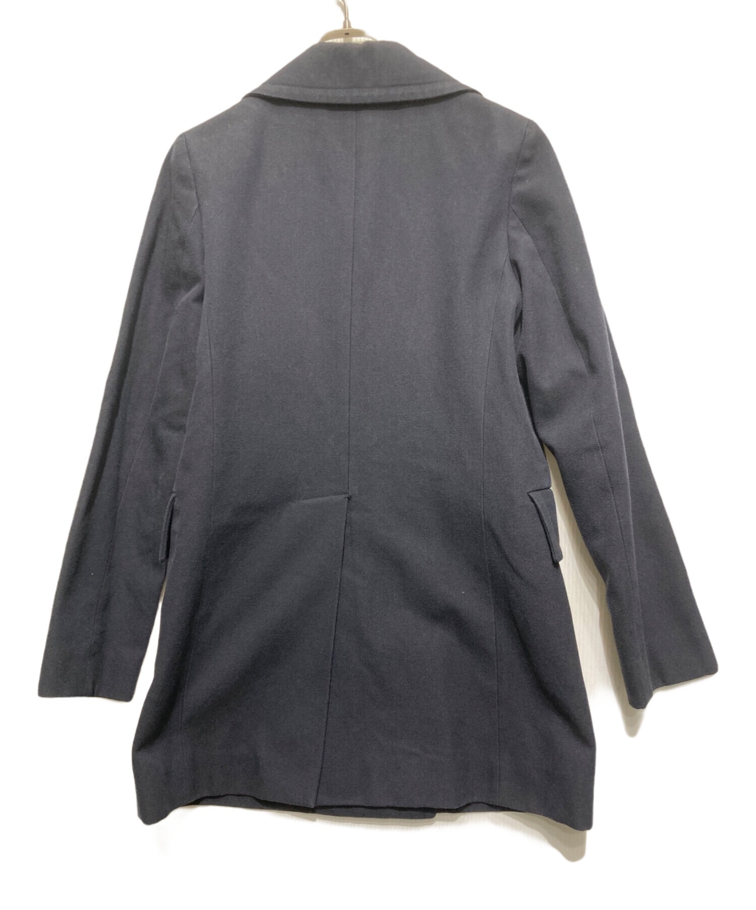 中古・古着通販】MARNI (マルニ) コットンウールダブルコート ネイビー