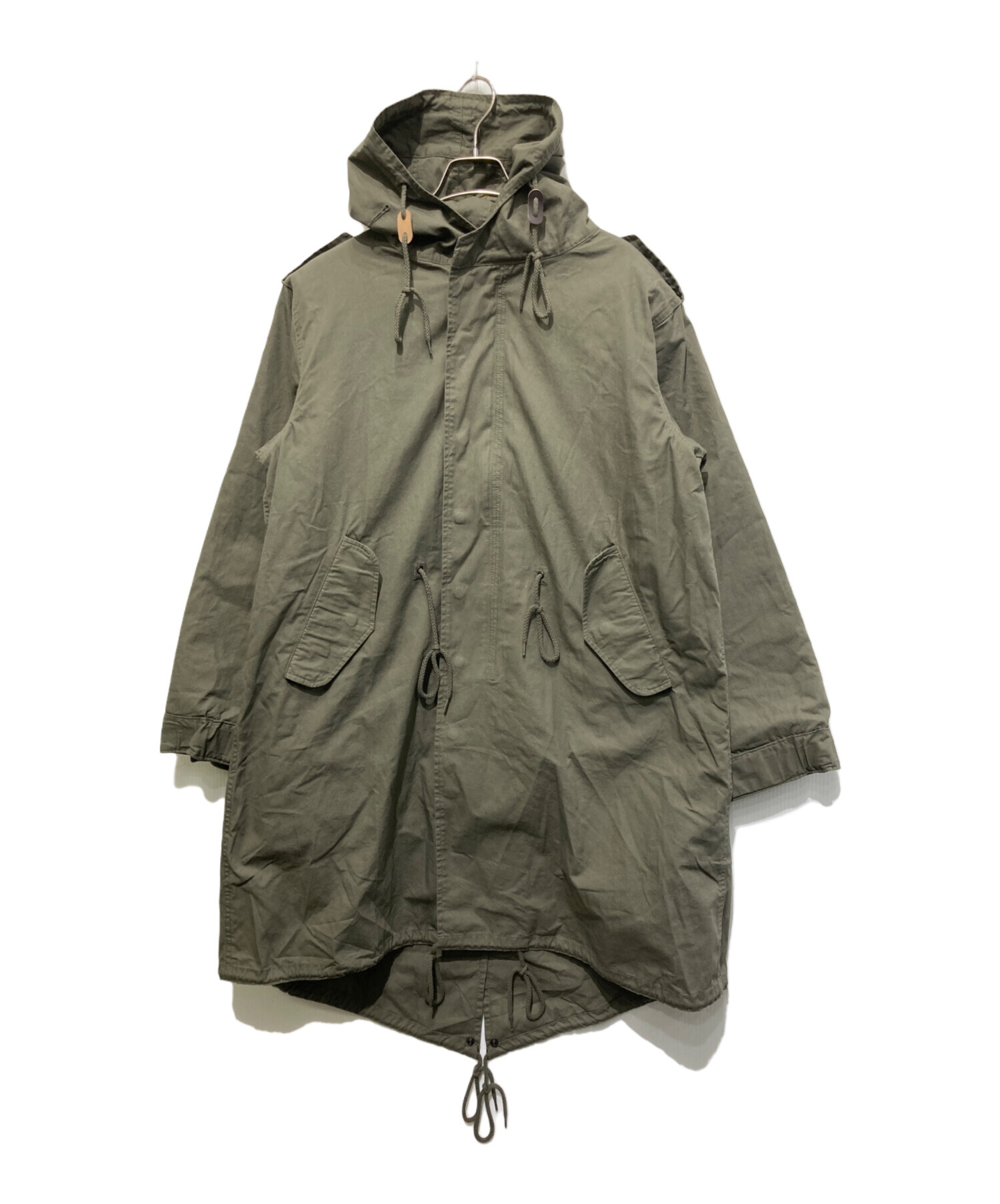中古・古着通販】HOUSTON (ヒューストン) モッズコート オリーブ 