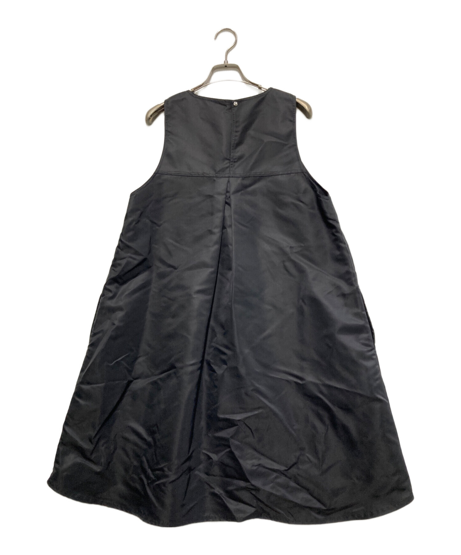 【完売/美品】ELLIE エリー ナイロンワンピース 黒 定価2.1万 中古・古着通販】ELLIE (エリー) ノースリーブワンピース ブラック