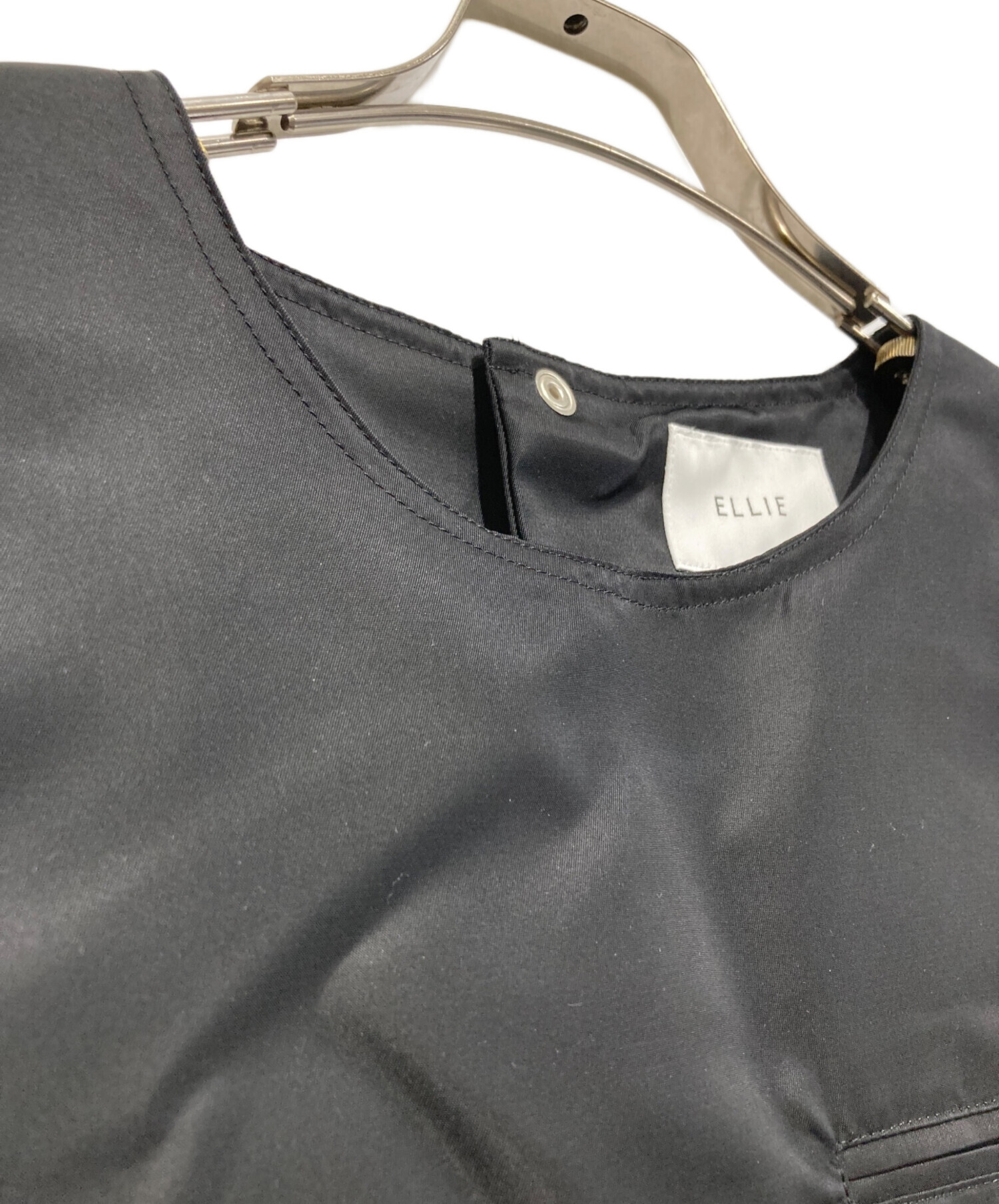 中古・古着通販】ELLIE (エリー) ノースリーブワンピース ブラック
