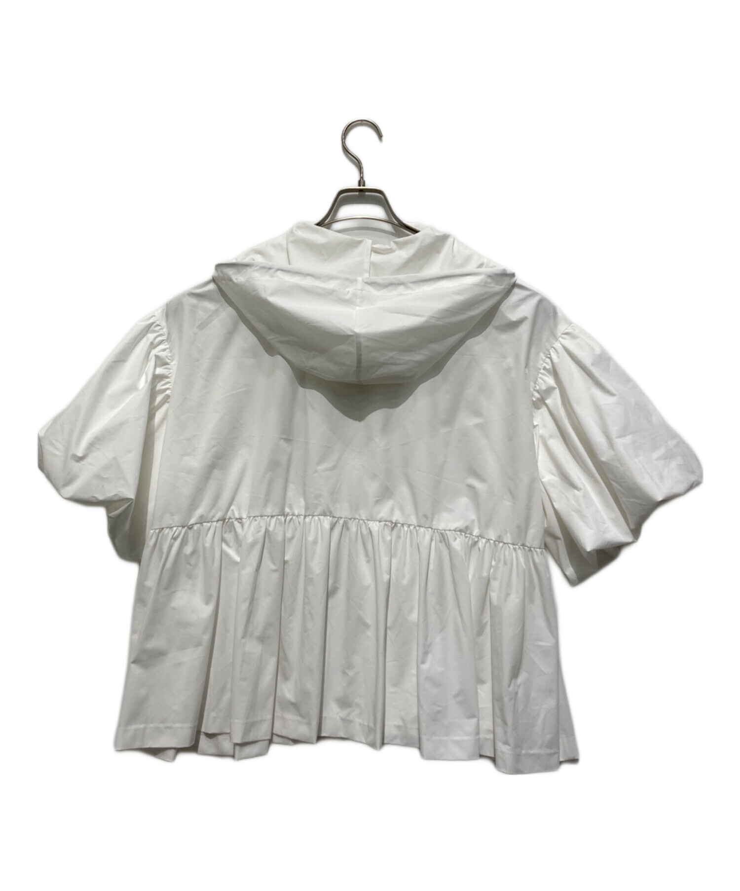未使用　アメノチハレ　バルーンスリーブ雨よけライトコート　ホワイト 中古・古着通販】Ame no chi Hare (アメノチハレ) バルーンスリーブ