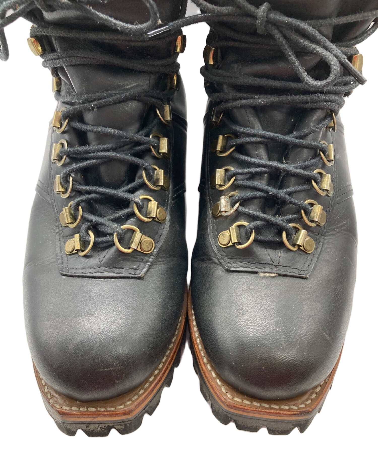 中古・古着通販】CHIPPEWA (チペワ) レザーブーツ ブラック サイズ 