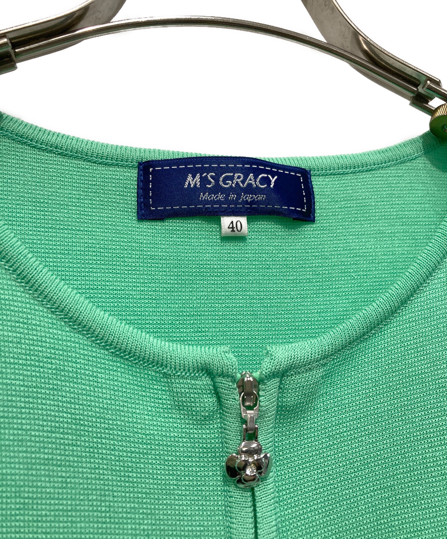 中古・古着通販】M'S GRACY (エムズグレイシー) リボンペプラムダブル