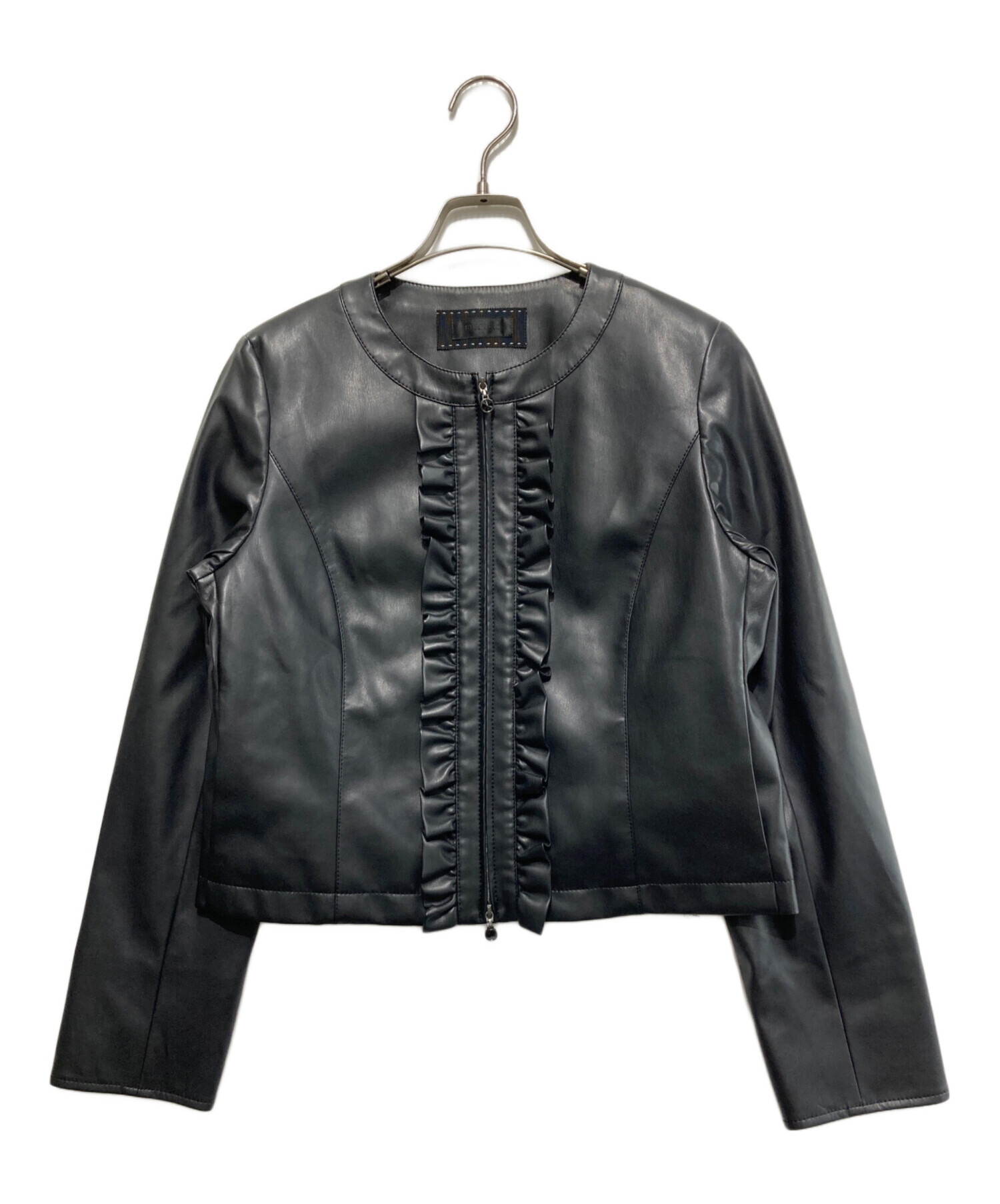 中古・古着通販】TO BE CHIC (トゥービーシック) フリルレザー