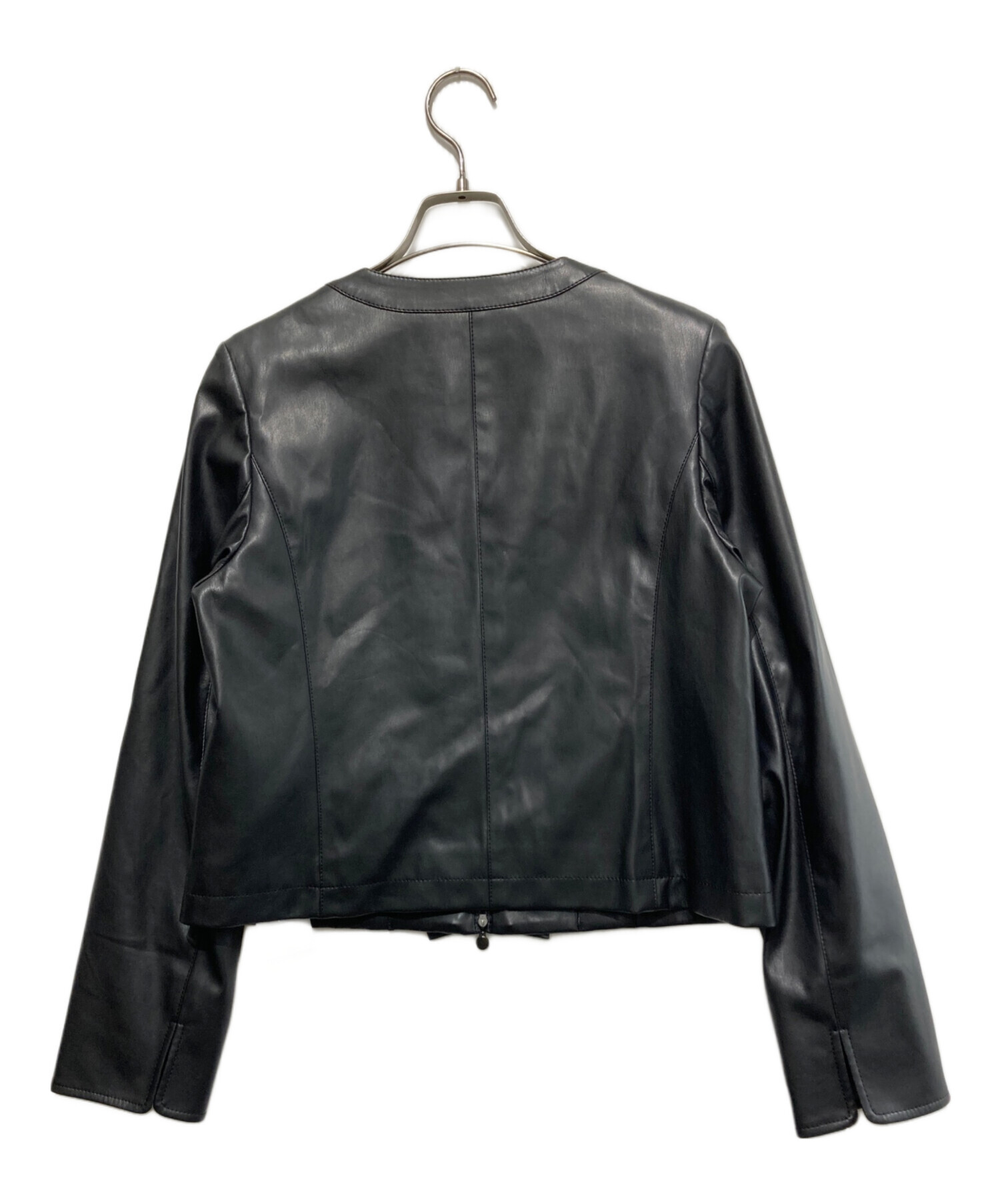 中古・古着通販】TO BE CHIC (トゥービーシック) フリルレザー