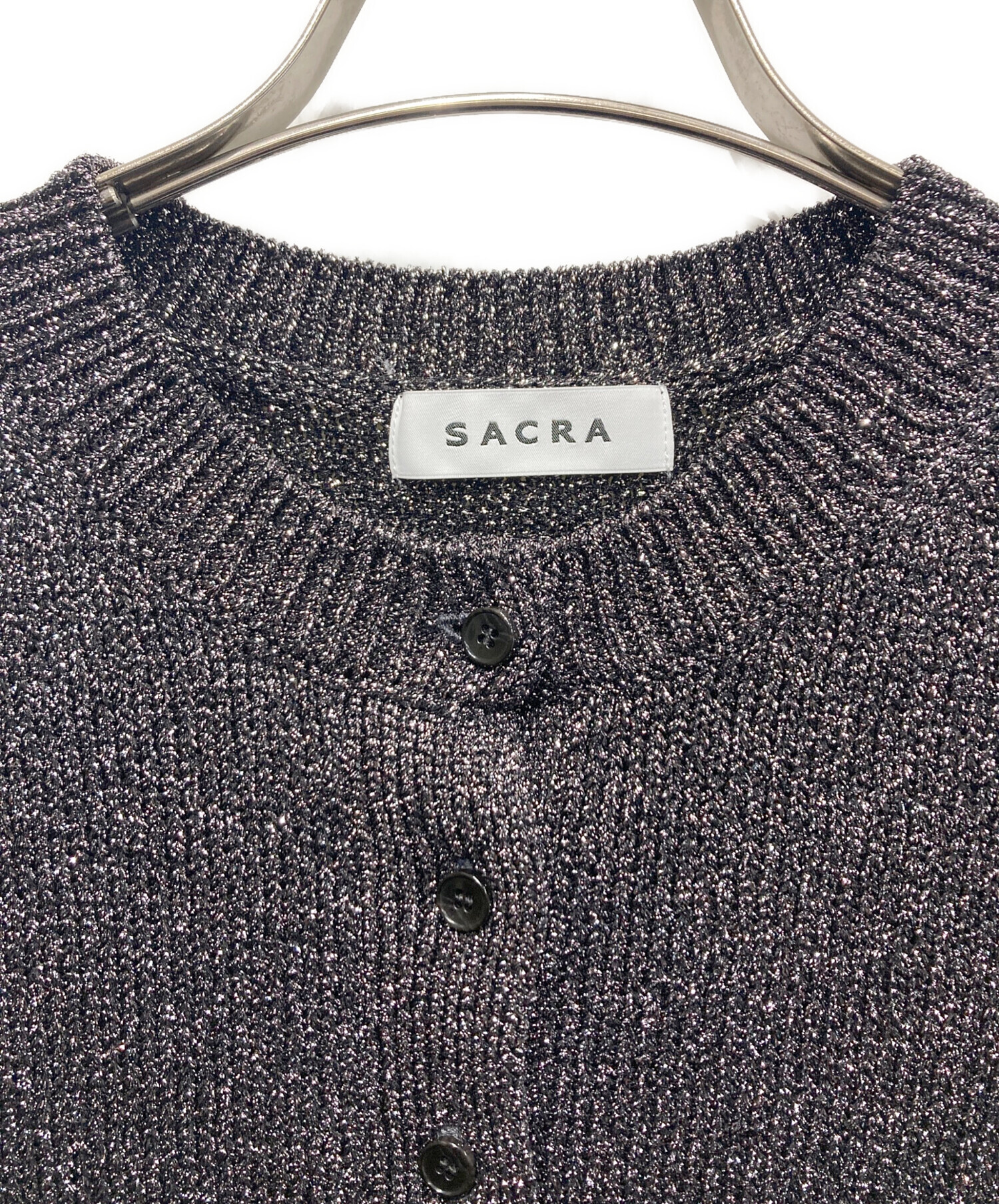 中古・古着通販】SACRA (サクラ) GLOSSY LILY CARDIGAN/グロッシー