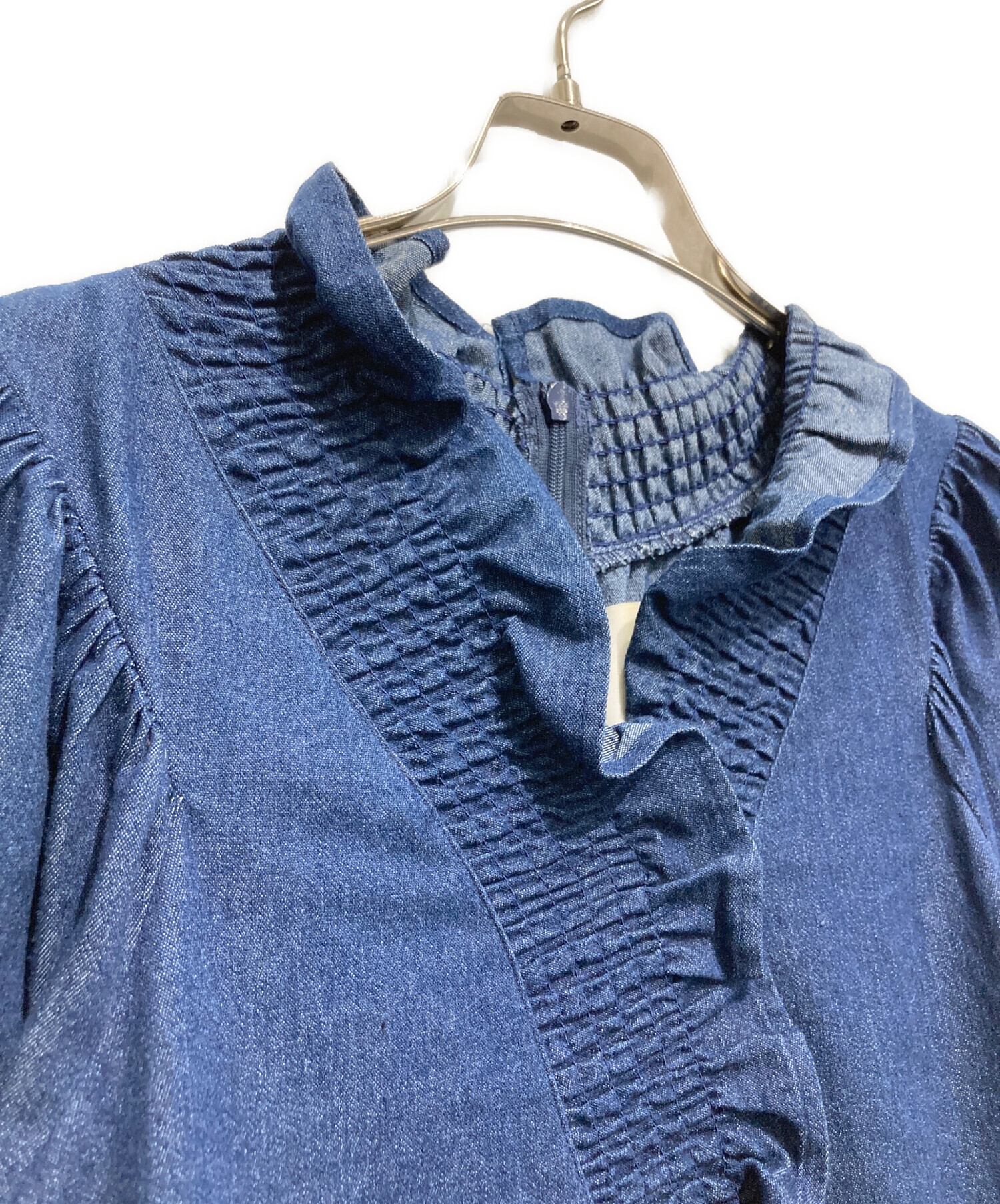 中古・古着通販】Ameri VINTAGE (アメリヴィンテージ) SHIRRING COLLAR