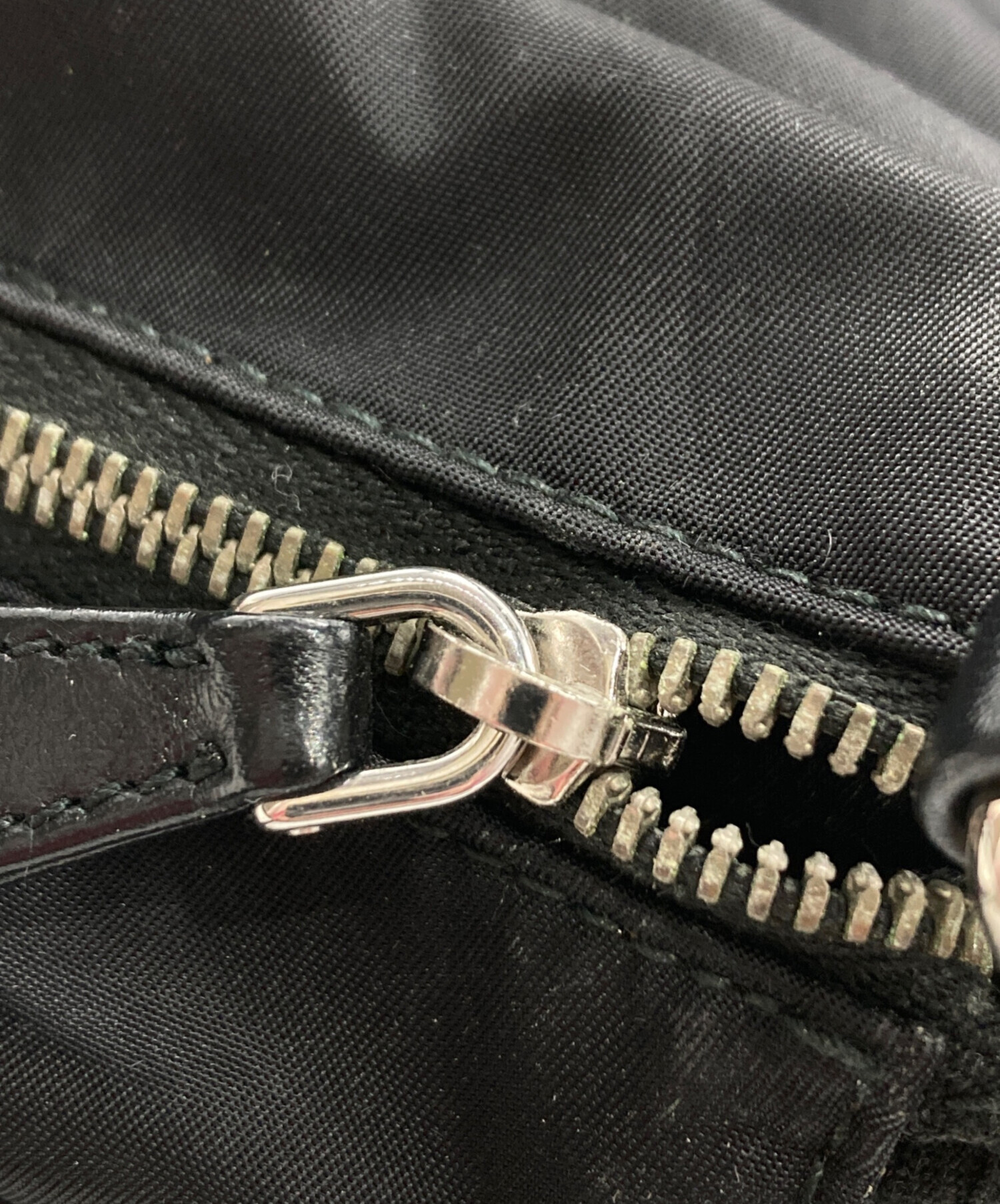 中古・古着通販】PRADA (プラダ) 2WAYリボンナイロンバッグ ブラック