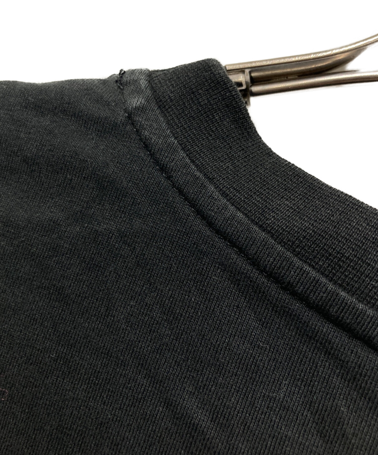 中古・古着通販】LOEWE (ロエベ) アナグラム刺繍Tシャツ ブラック 