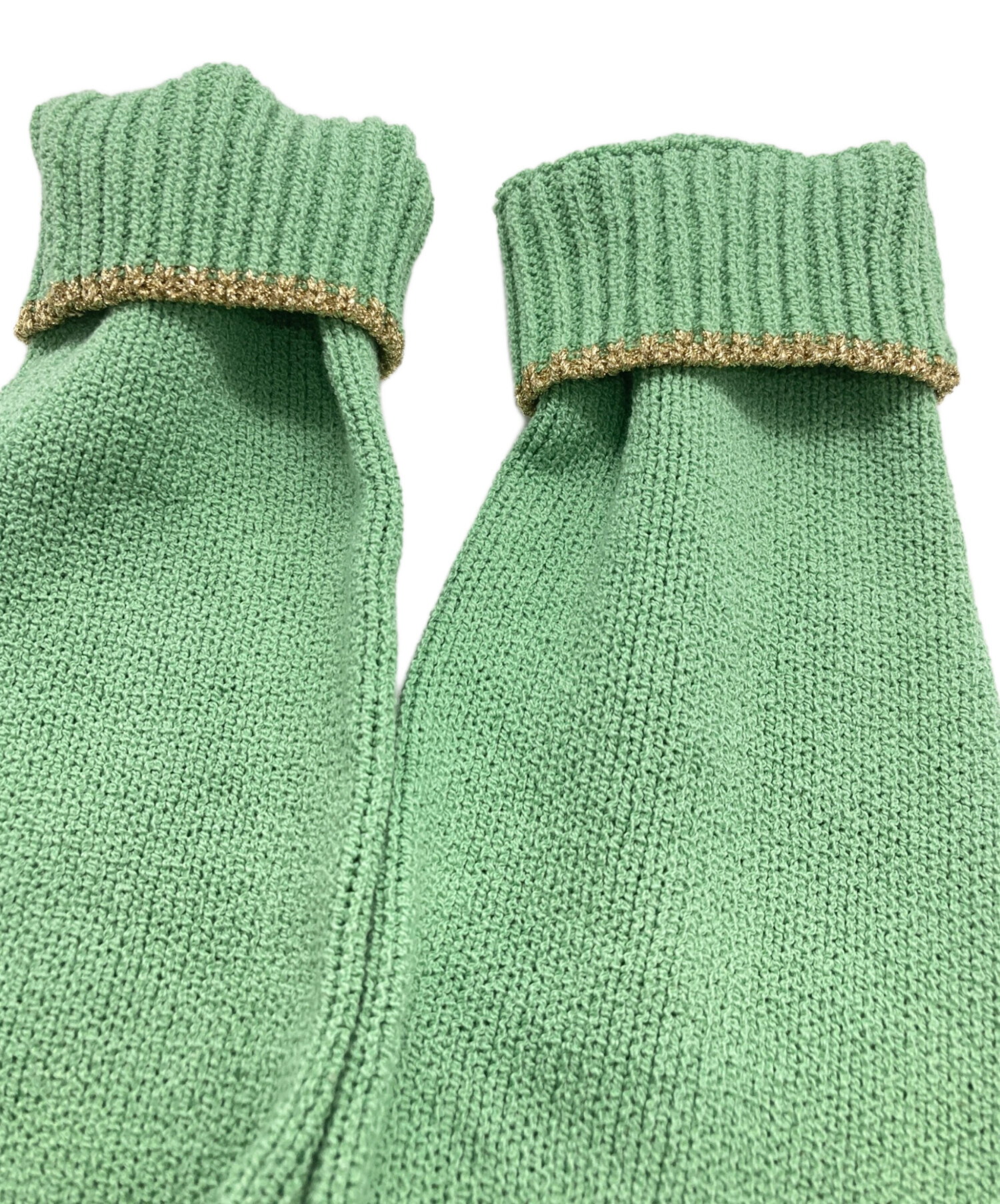 中古・古着通販】GUCCI (グッチ) ニットカーディガン グリーン サイズ