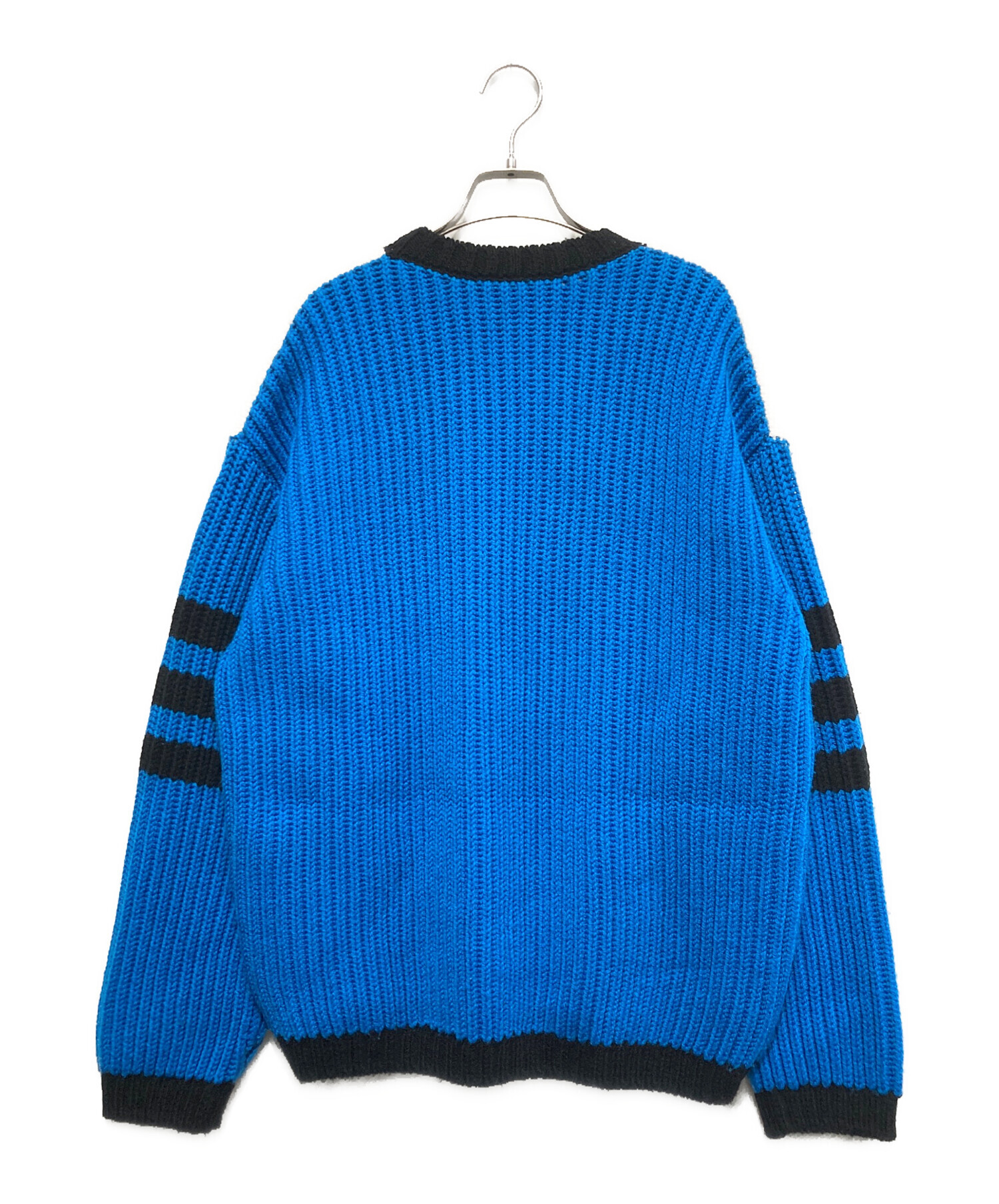 中古・古着通販】GUCCI (グッチ) adidas (アディダス) ロゴ刺繍ニット