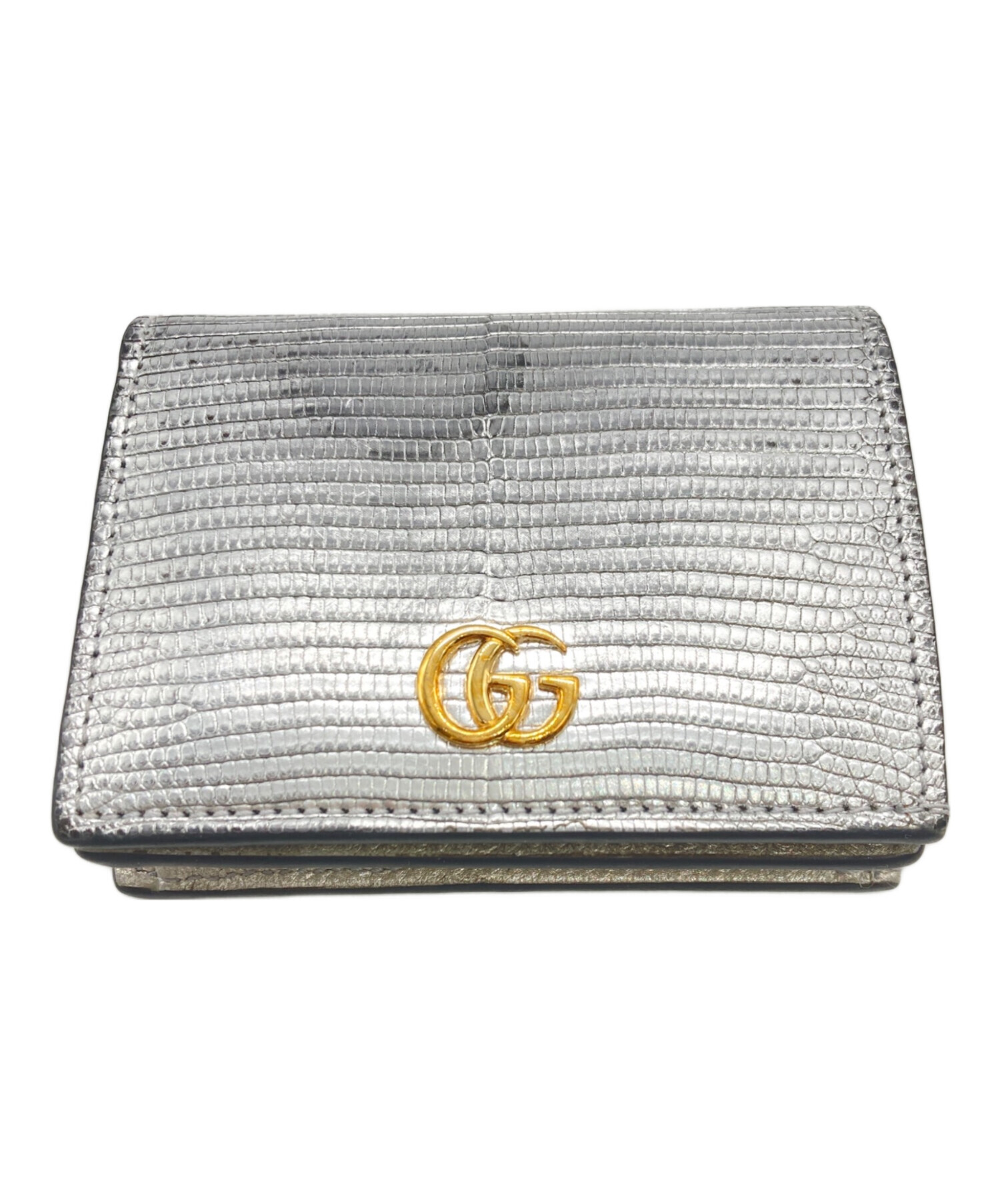 中古・古着通販】GUCCI (グッチ) GGマーモントコンパクトウォレット