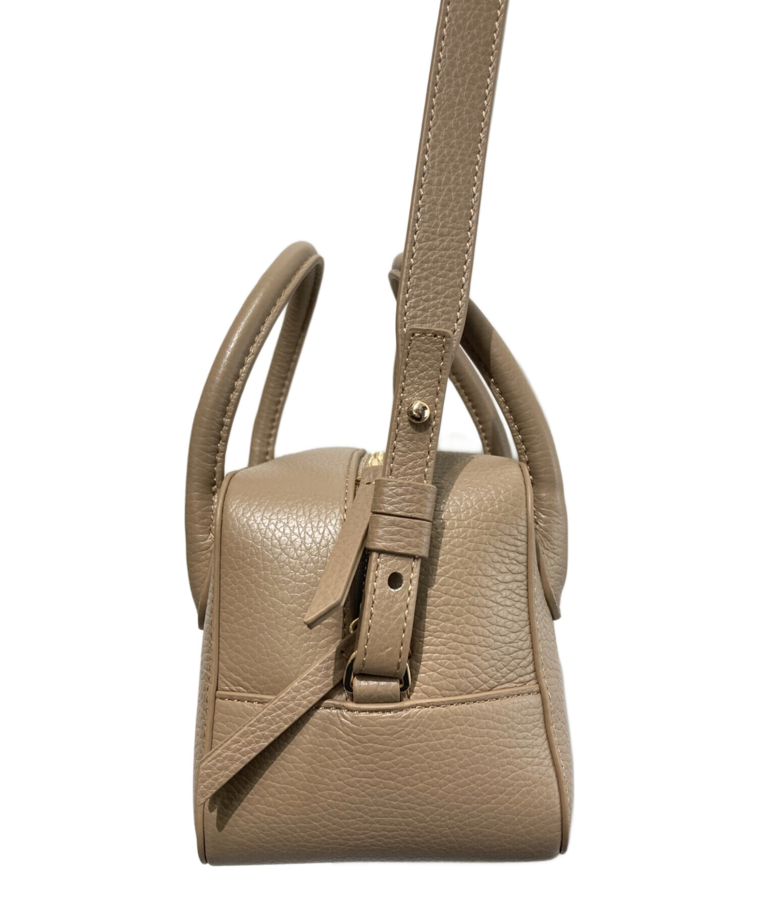 OHGA ミニボストンバッグ　新品に近い 新品OHGA ミニボストンバッグMINI BOSTON BAG ブラック