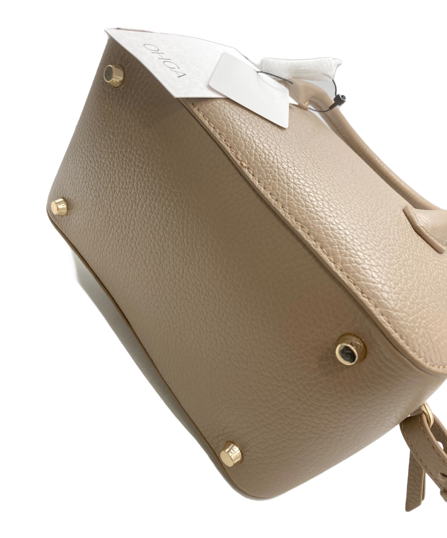 OHGA ミニボストンバッグ　新品に近い 新品OHGA ミニボストンバッグMINI BOSTON BAG ブラック