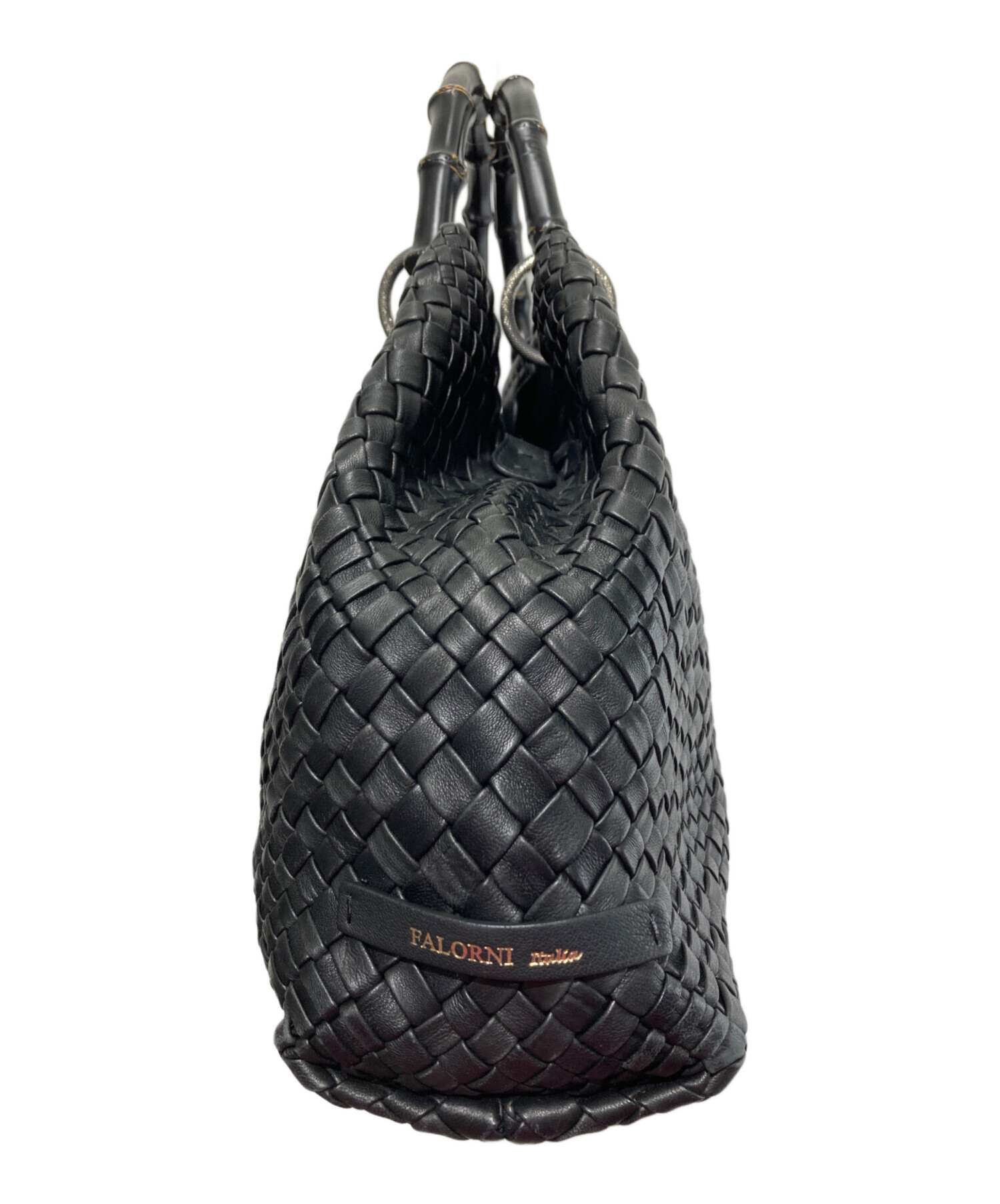 中古・古着通販】FALORNI (ファロルニ) イントレチャートレザーバッグ