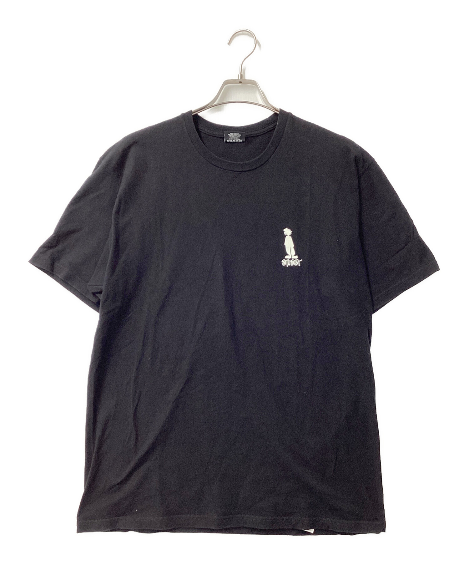 中古・古着通販】stussy (ステューシー) プリントTシャツ ブラック 