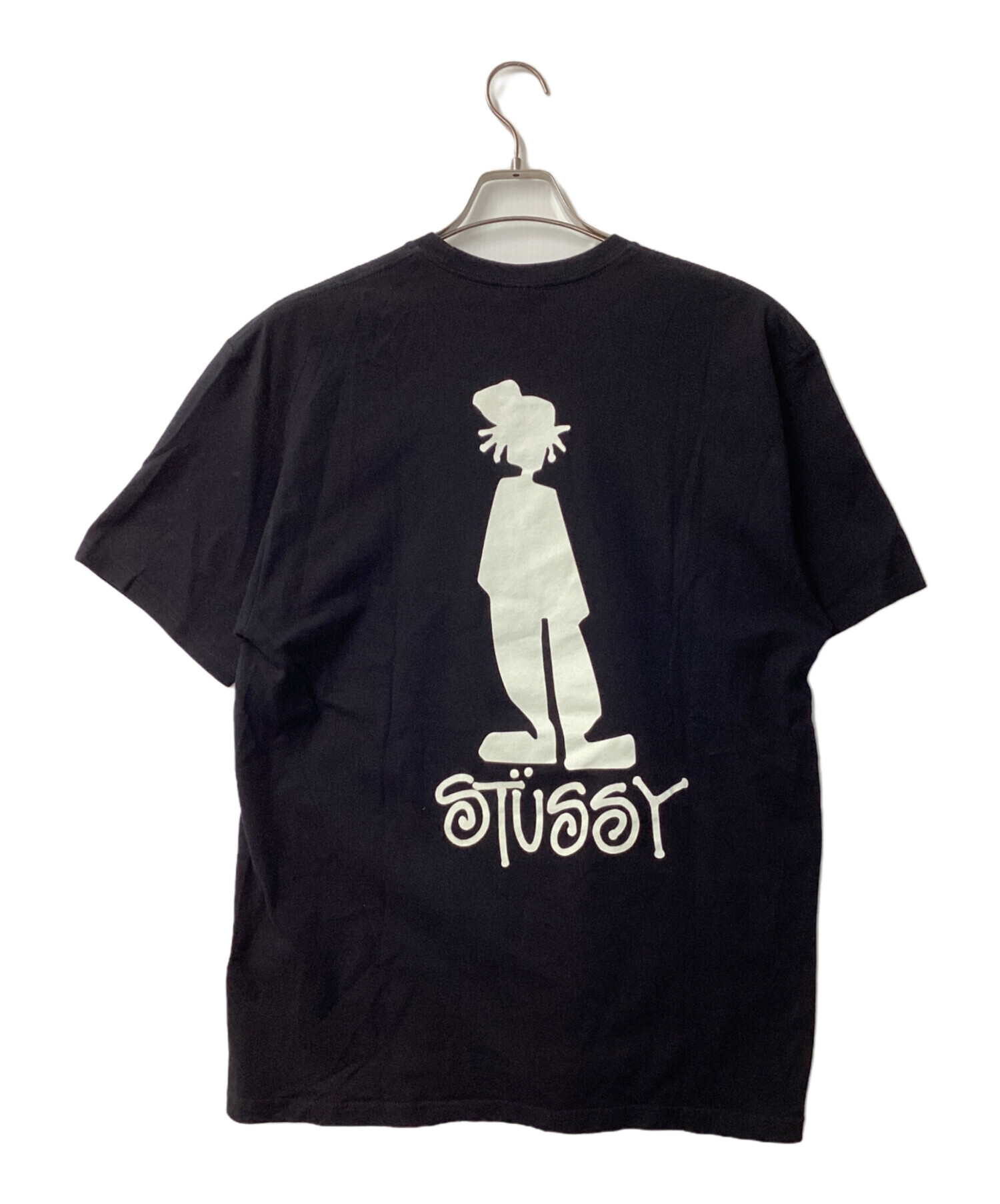 中古・古着通販】stussy (ステューシー) プリントTシャツ ブラック