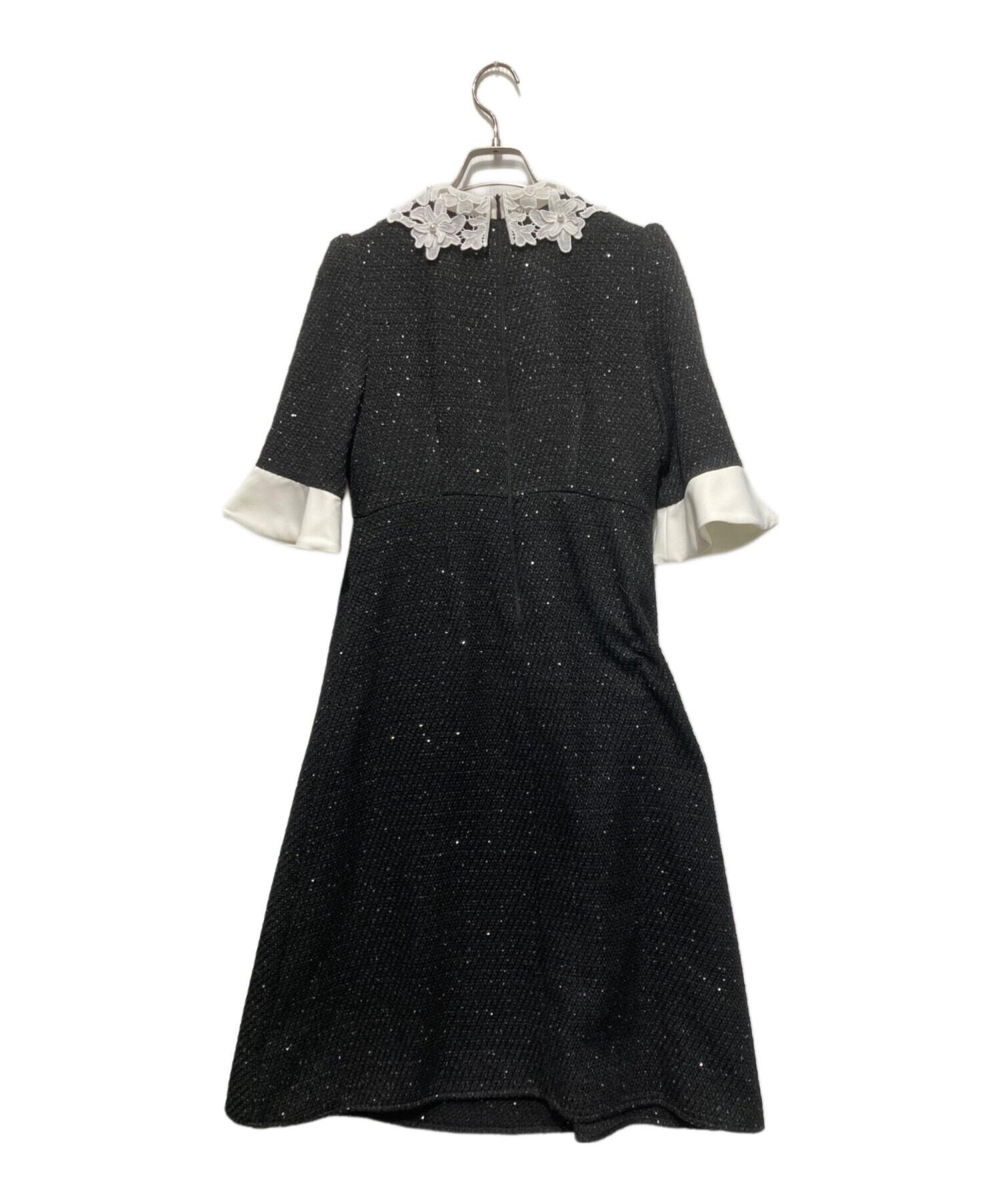中古・古着通販】LEJA (レジャ) 花柄レースカラースパンコール刺繍Aラ
