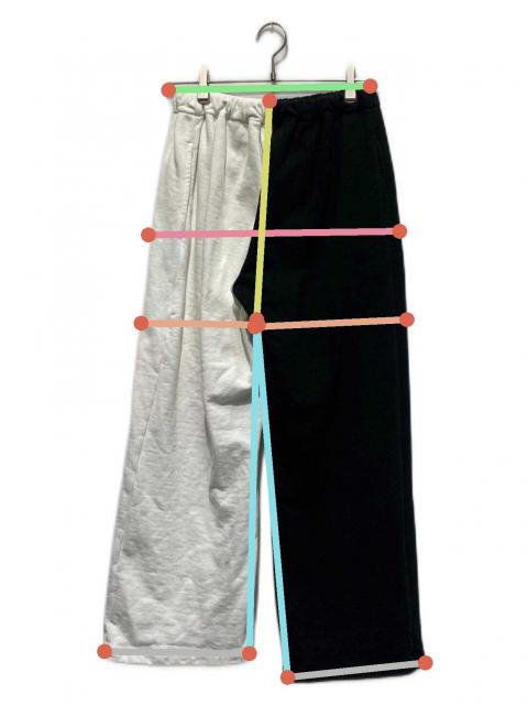 中古・古着通販】SHISHIKUI (シシクイ) バイカラースウェットパンツ