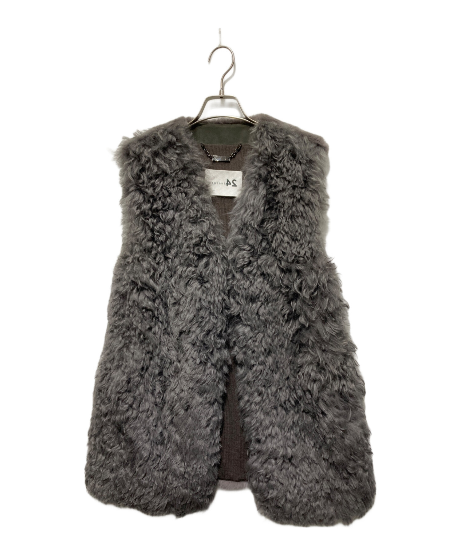 中古・古着通販】manzoni24 (マンゾーニ24) ムートン×ラビットファー