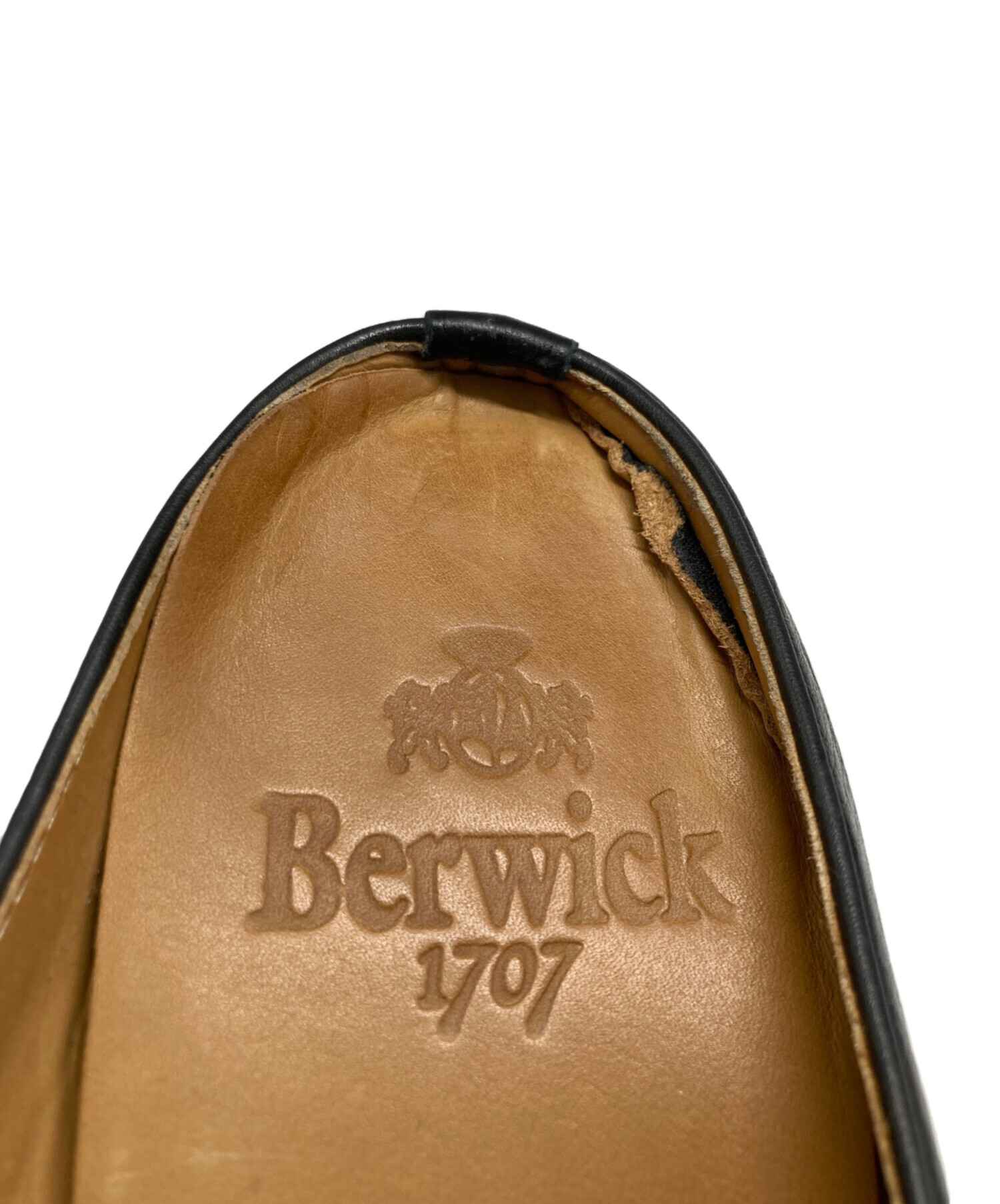 中古・古着通販】berwick (バーウィック) ヴァンプローファー ブラック