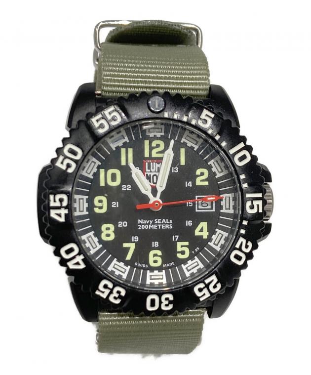 レアーグリーンLUMI NOX ref3059カラーマークシリーズ46200円 中古・古着通販】LUMINOX (ルミノックス) NAVY SEAL COLORMARK