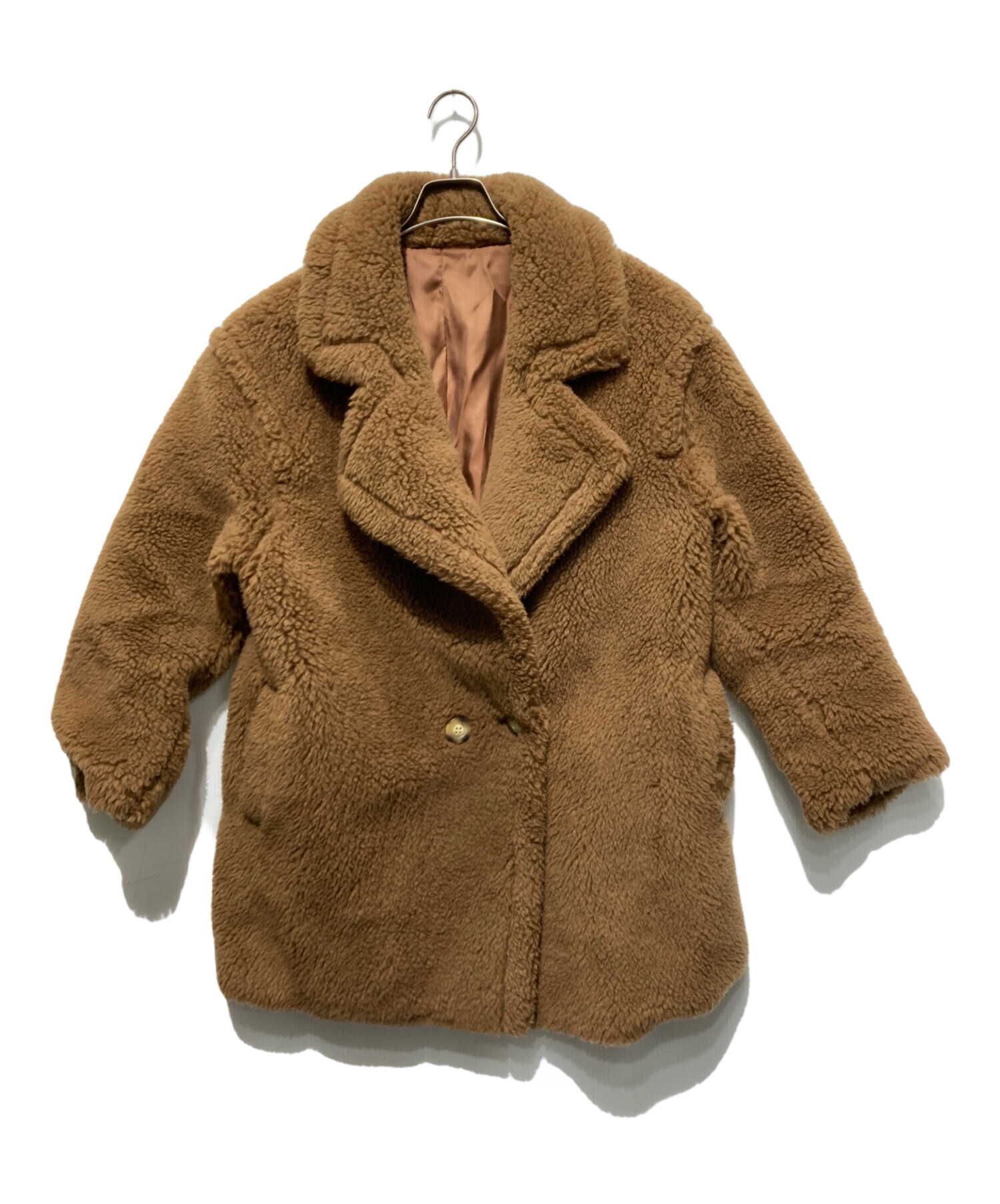 中古・古着通販】LiLi Rena (リリレナ) ウール テディ ショート丈