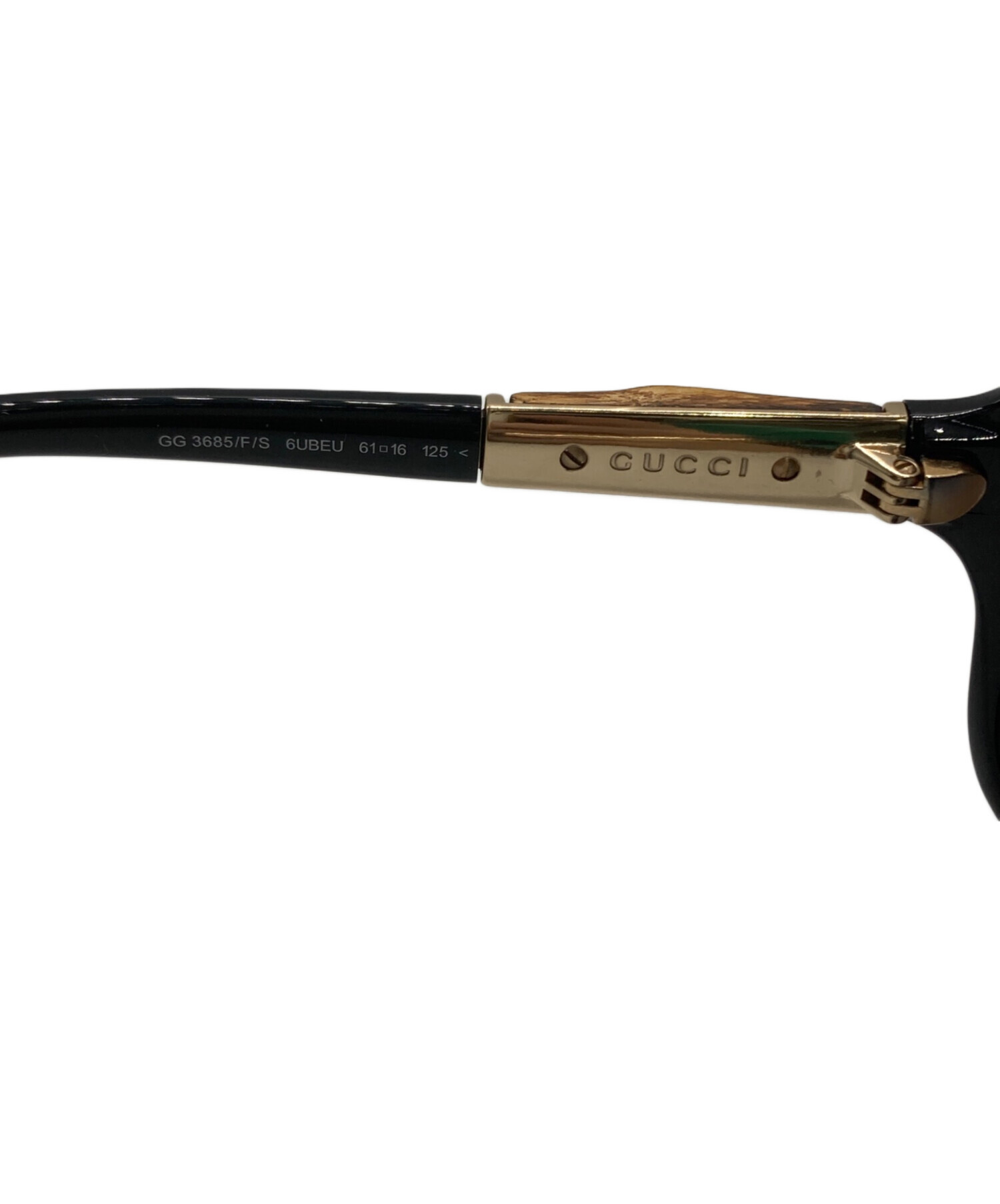 中古・古着通販】GUCCI (グッチ) サングラス ブラック サイズ:61-16