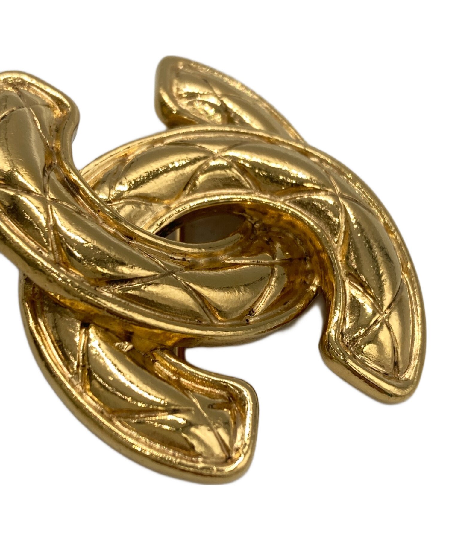 中古・古着通販】CHANEL (シャネル) マトラッセココマークブローチ