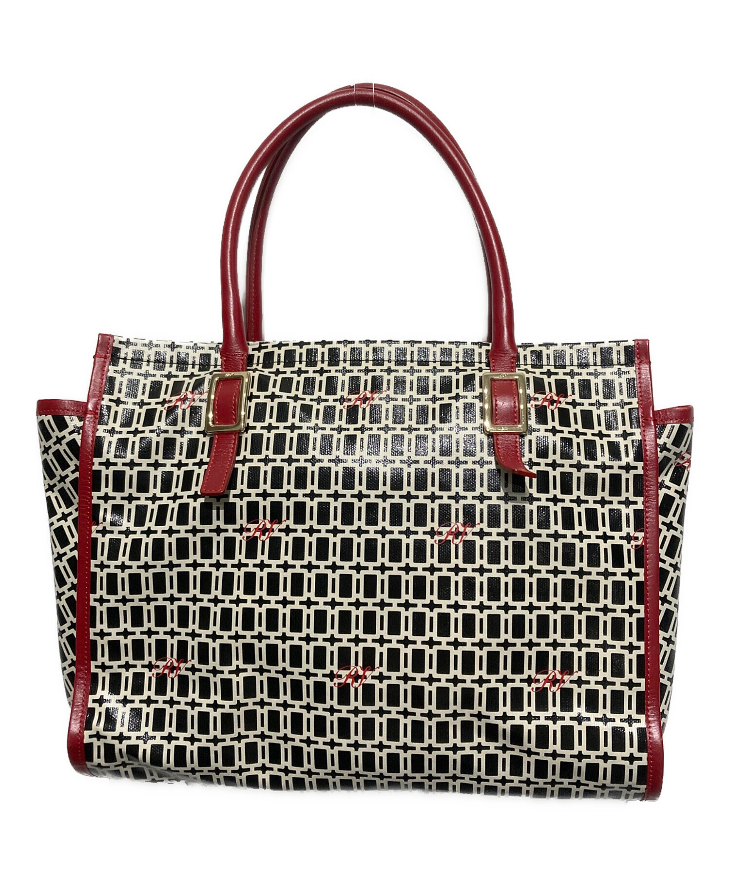 中古・古着通販】Roger Vivier (ロジェ ヴィヴィエ) 総柄トートバッグ 
