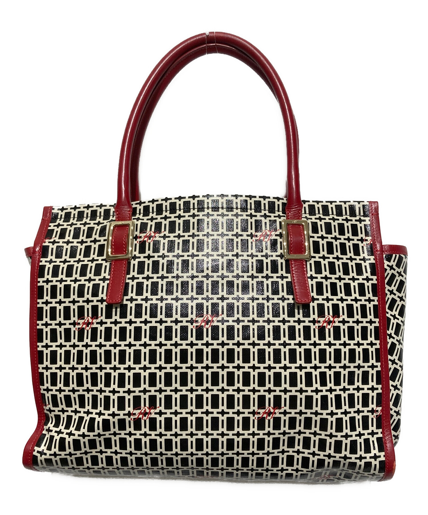 中古・古着通販】Roger Vivier (ロジェ ヴィヴィエ) 総柄トートバッグ 