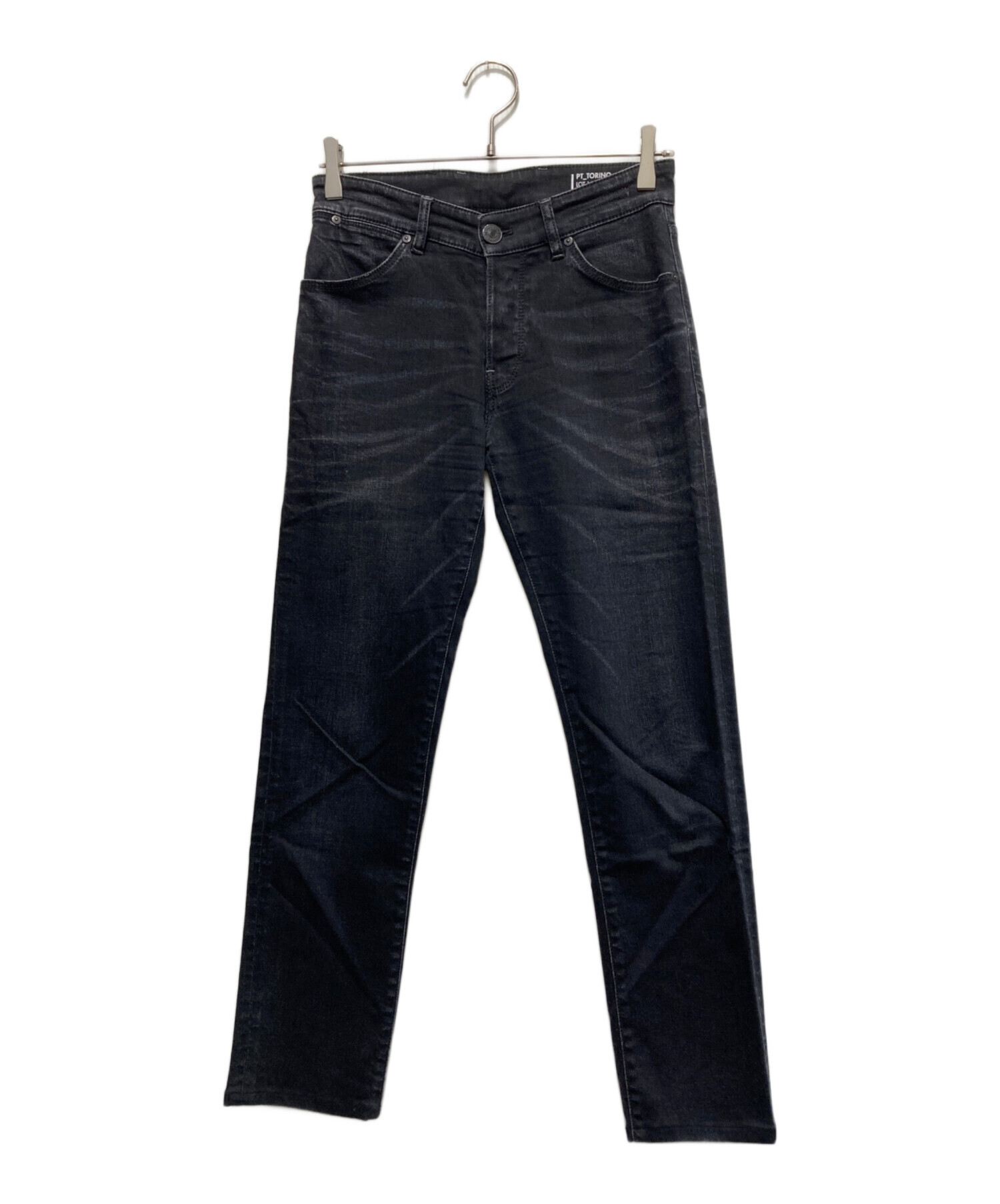 中古・古着通販】PT TORINO (ピーティートリノ) デニムパンツ ブラック