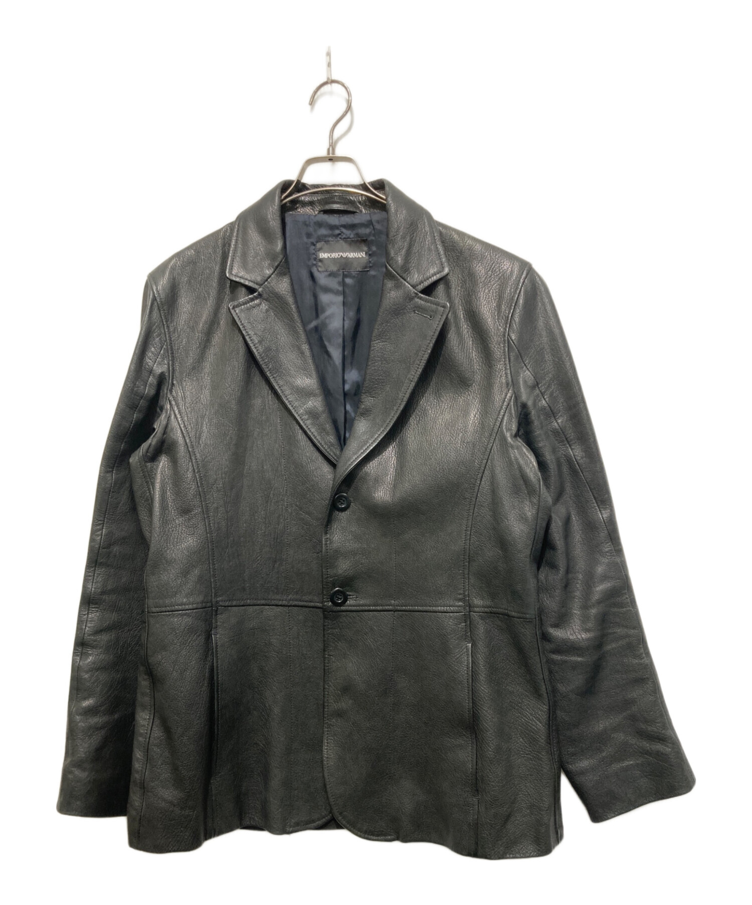[タイムセール] 稀少品、1987年頃 革ジャン、エンポリオアルマーニ 中古・古着通販】EMPORIO ARMANI (エンポリオアルマーニ) レザー