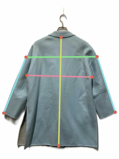 中古・古着通販】ADORE (アドーア) 2TONEリバーIIジャケット スカイ