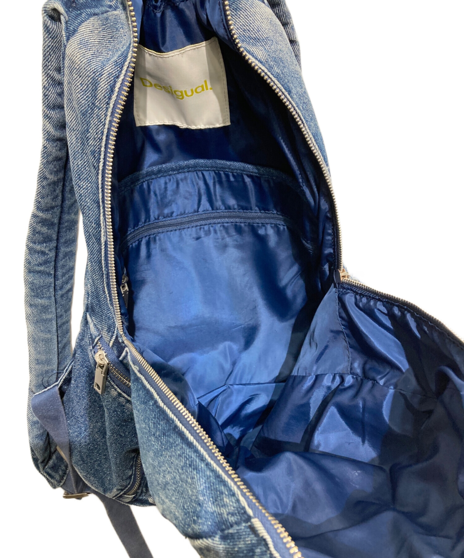 Desigualデニムバッグパックライトブルー　リュック　未使用品‼️SALE 中古・古着通販】Desigual (デシグアル) デニムリュック インディゴ