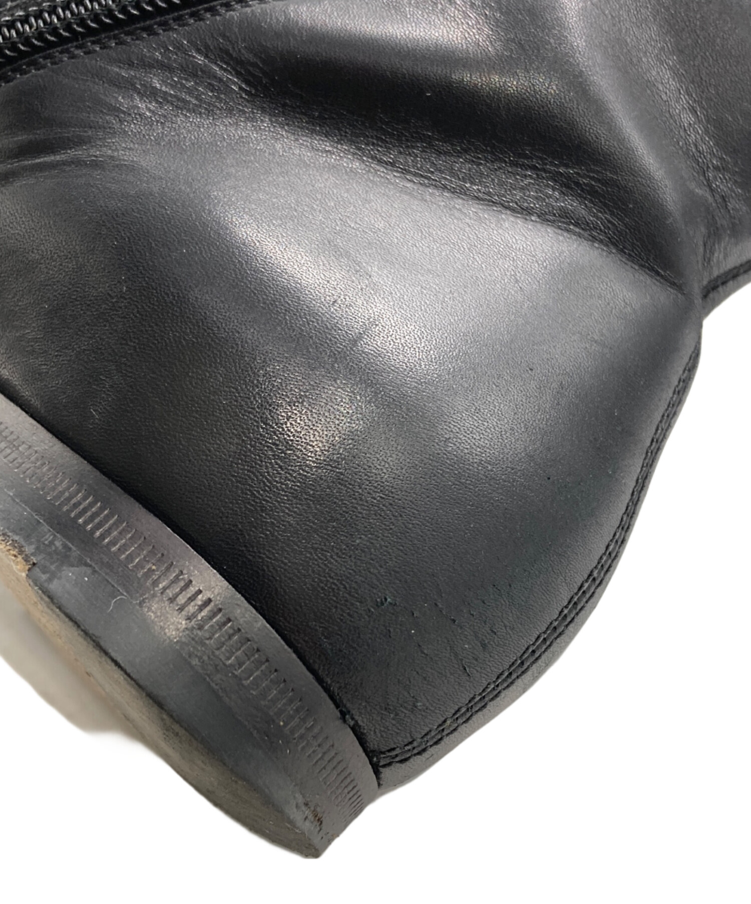 中古・古着通販】GUCCI (グッチ) サイドジップビットブーツ ブラック