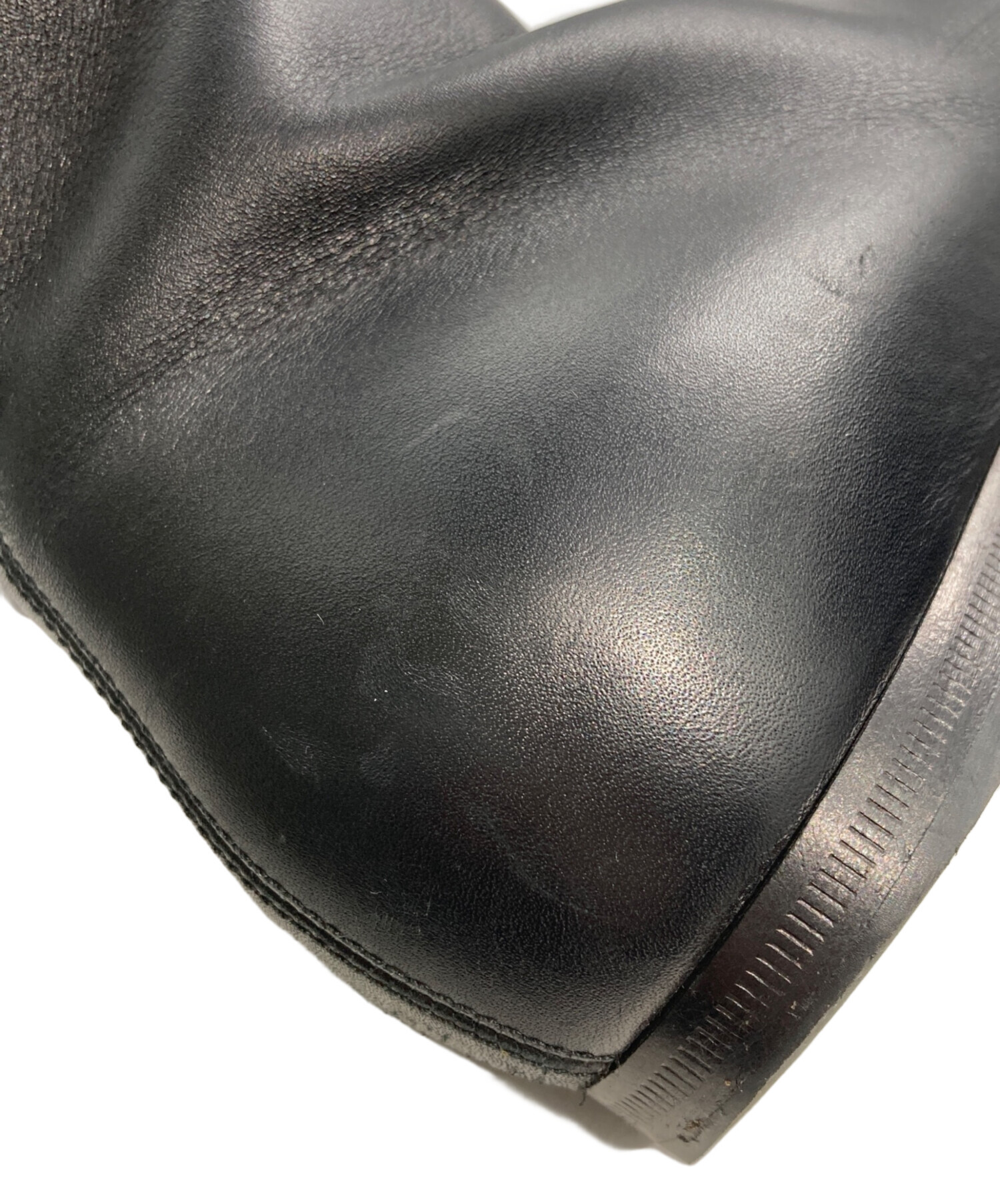 中古・古着通販】GUCCI (グッチ) サイドジップビットブーツ ブラック