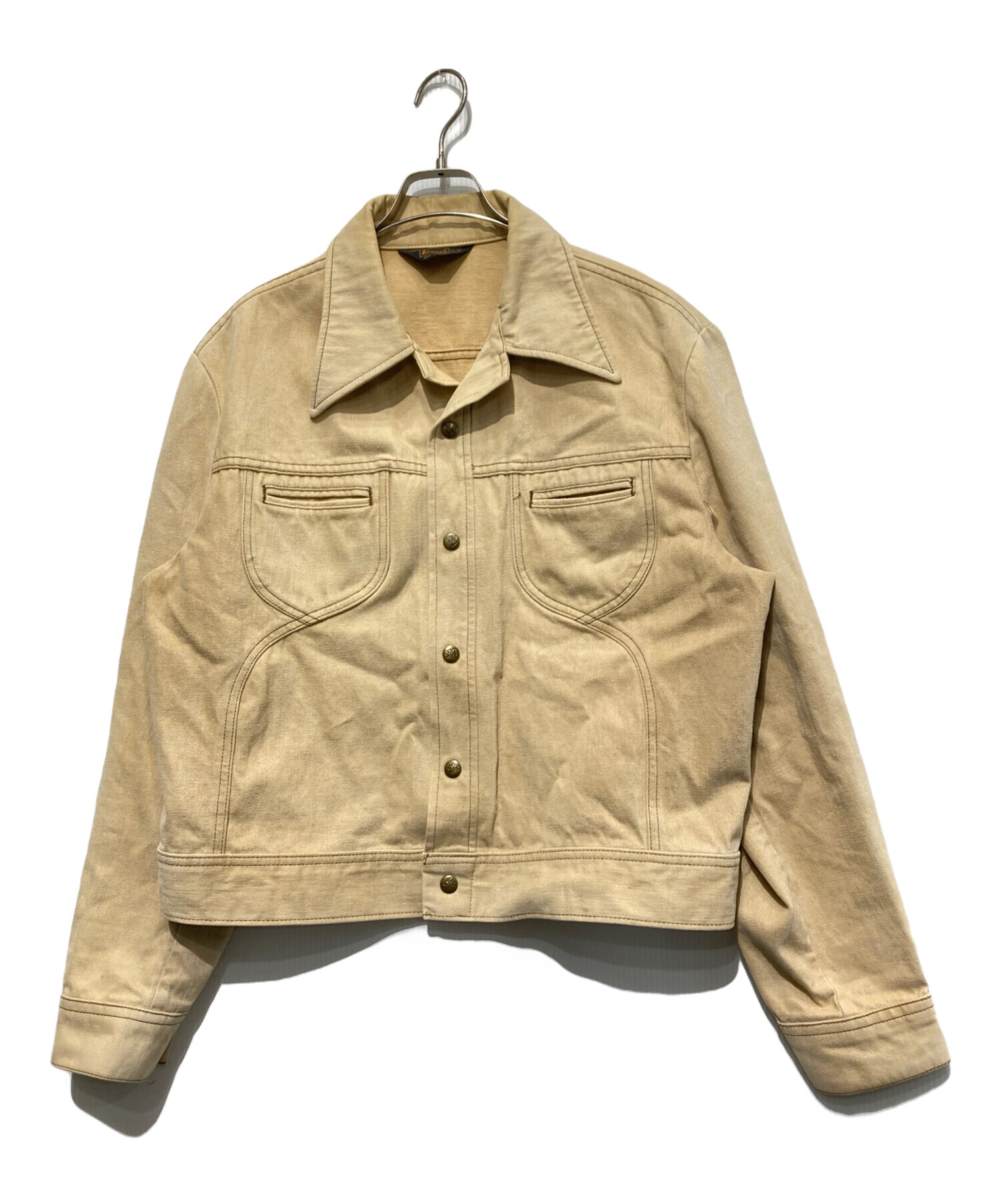 70's~ LEE モールスキン トラッカージャケット ベージュ タンカラー 楽天市場】70年代 Lee リー モールスキン トラッカージャケット