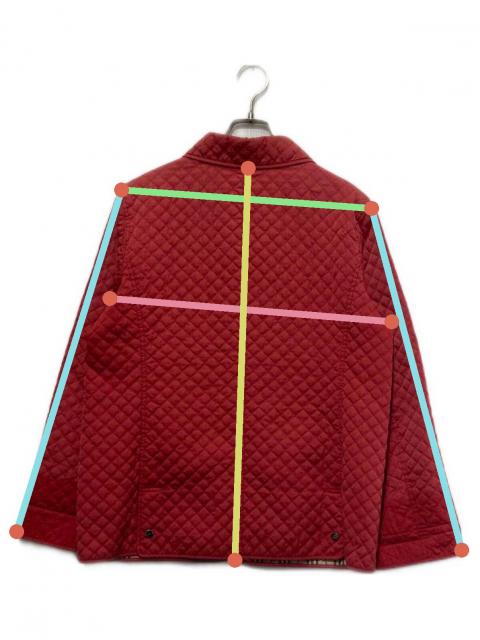 バーバリー 赤 キルティングジャケット 8Y/128cm 新品タグ付き 極美品】BURBERRY LONDON バーバリーロンドン キルティングジャケット