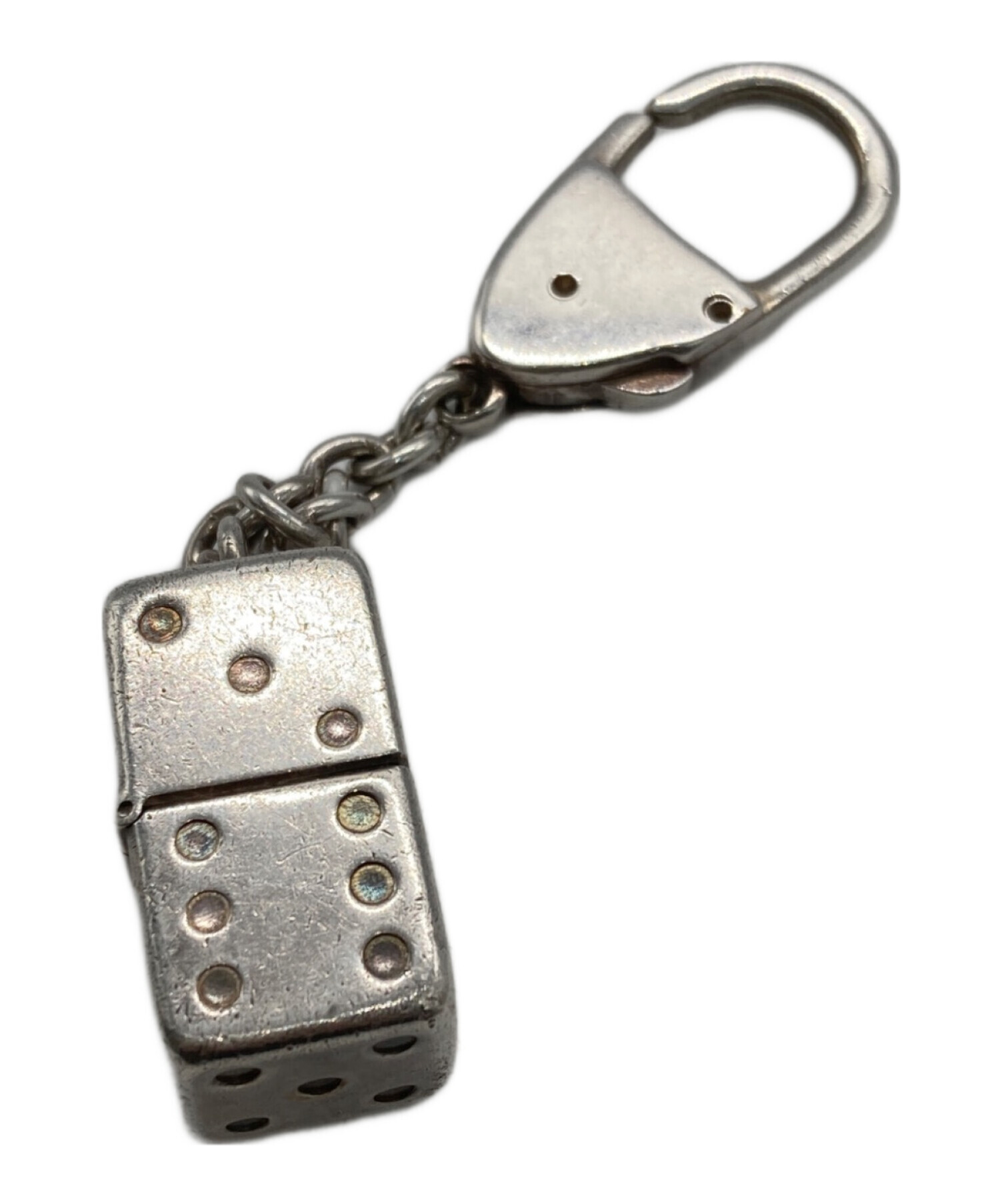 グッチ　GUCCI  キーリング　メタルフレームキーリング 中古・古着通販】GUCCI (グッチ) サイコロキーリング｜ブランド・古着