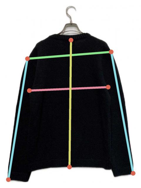 中古・古着通販】GUCCI (グッチ) 刺繍ニット ブラック サイズ:XS