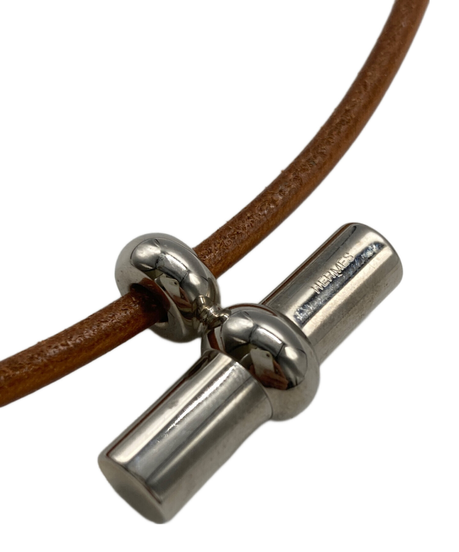 中古・古着通販】HERMES (エルメス) グレナンチョーカー ブラウン 