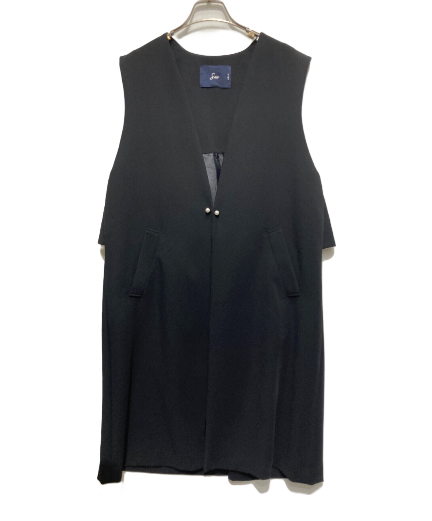 中古・古着通販】Sono (ソーノ) 防しわダブルクロス バックフリル